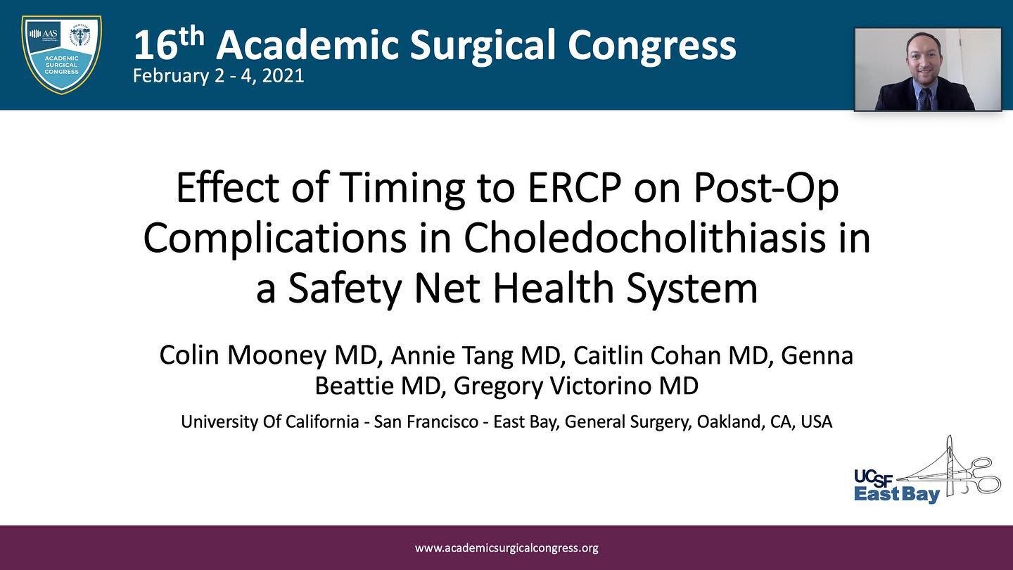 UCSF East Bay residents representing at ASC. Congrats Dr. Mooney, Dr. De Boer, Dr. Tang, Dr. Mazzolini, and Dr. Jackson on outstanding research! @academic_surgery #ASC2021#researchlife #surg#generalsurgery #pedsurg #trauma #breastcancer