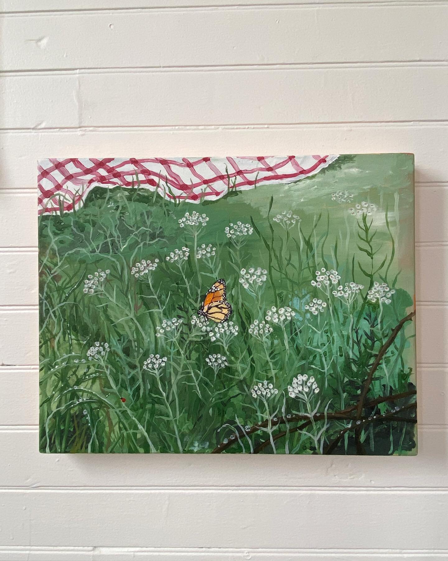 a monarch in a late fall meadow
is a love story 

&ldquo;winged communication&rdquo;, acrylic on canvas 🦋🦋🦋

excited to have this piece in an upcoming exhibit on monarchs at the @marinartandgarden center, opening this Saturday 🦋🌿 Put on by @west