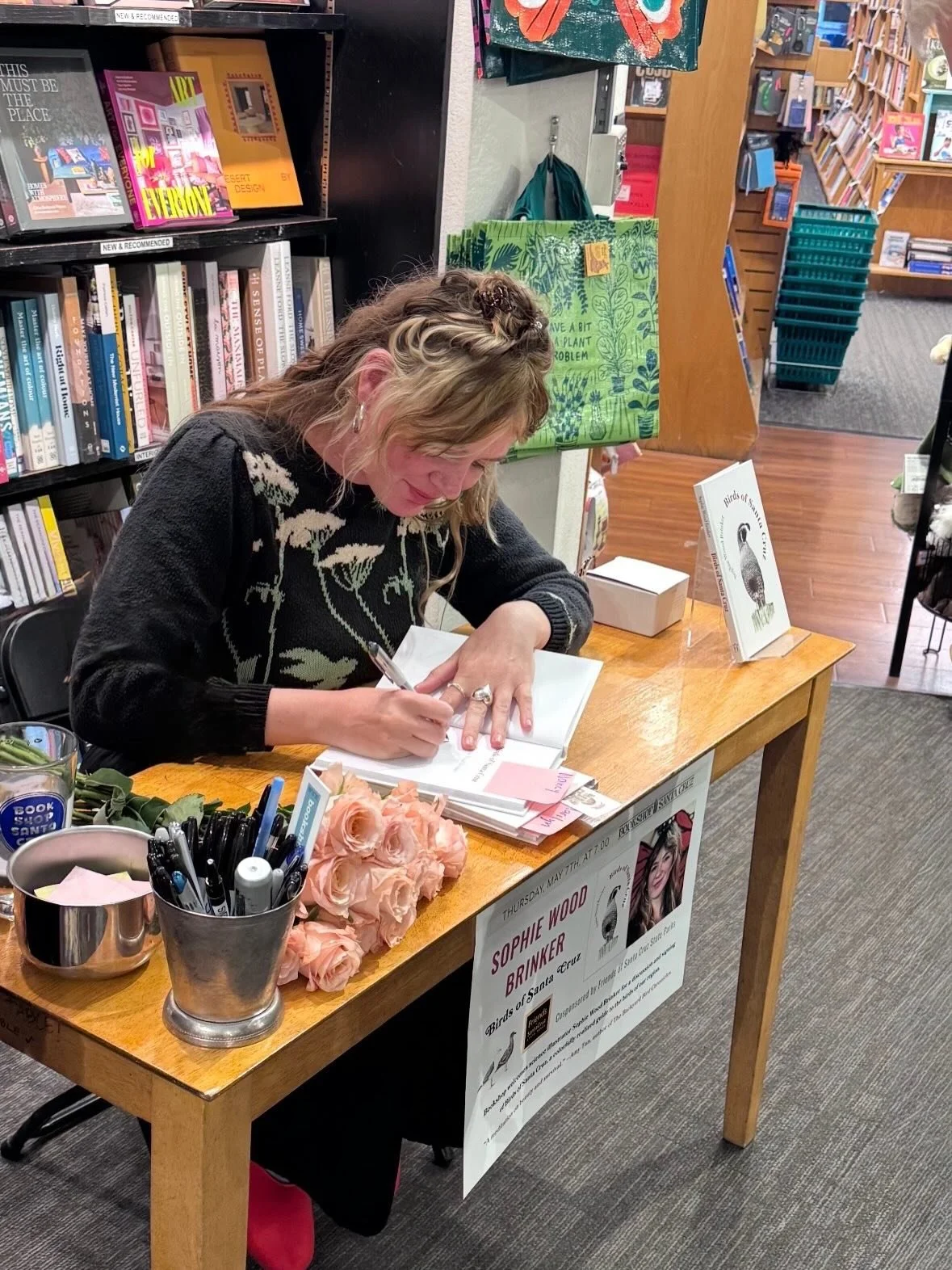 The last few days have been such a beautiful whirlwind, sharing all about the birds of santa cruz 🕊️ it was so fun to give a talk with @abirdingnaturalist, @waggledance &amp; Oliver James, all &ldquo;Birds of&rdquo; authors! Thank you to @mrsdallowa