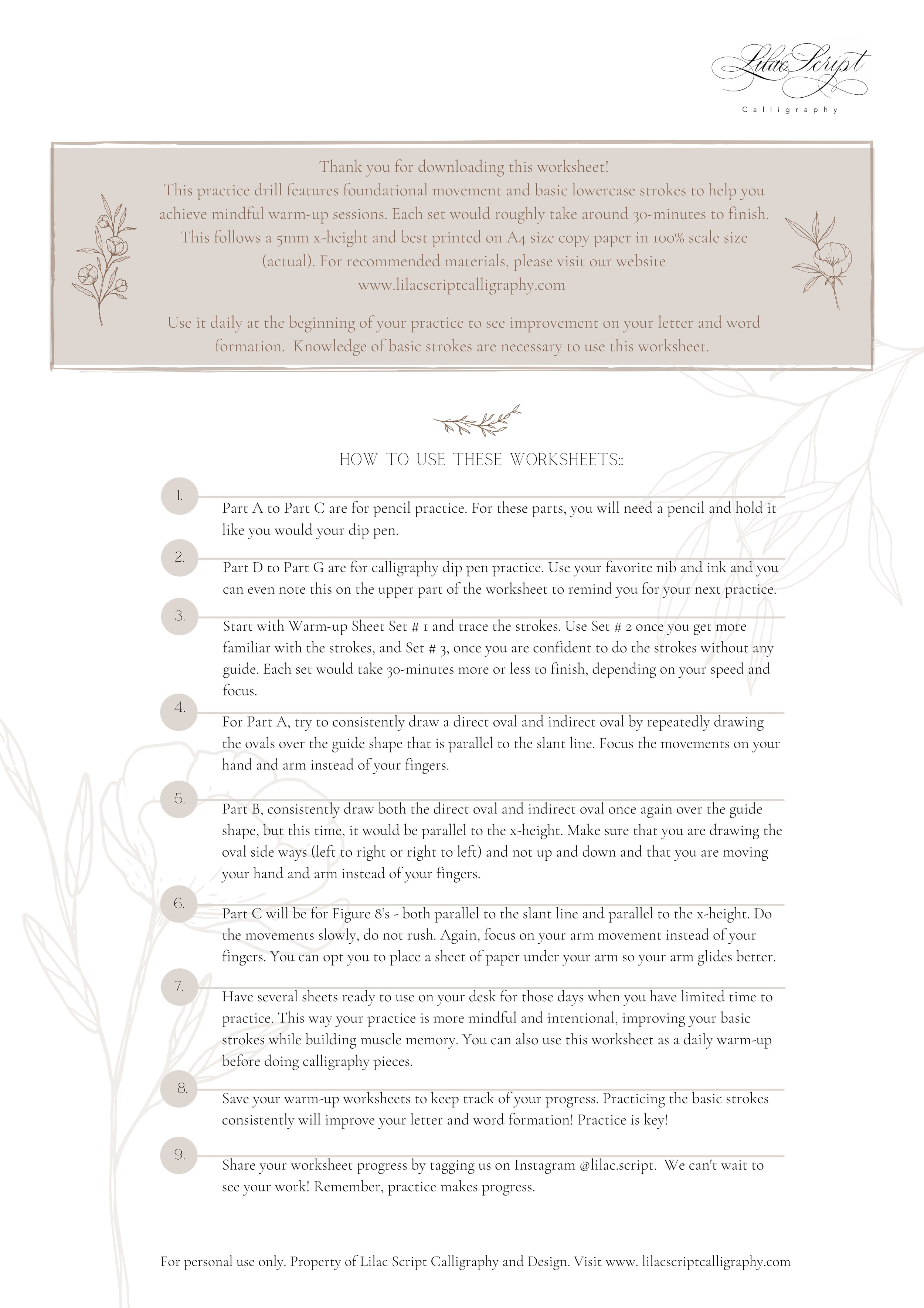 Free Practice Worksheet for Calligraphy.jpg