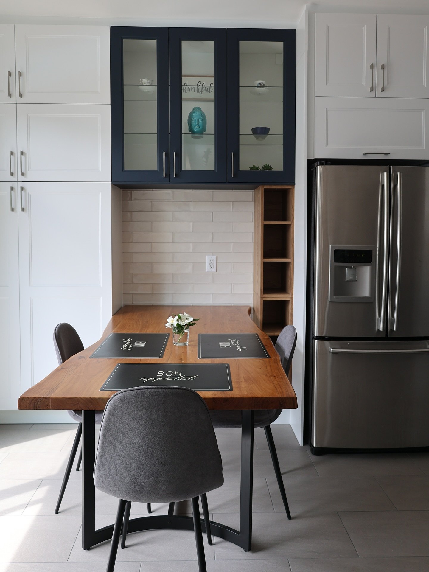 Proof that good design changes everything. Another one from Project 131 👀 

Strategic layout changes brought new life to the space, enhancing both functionality and visual balance.

Designer &amp; photography
@studio885.ca 
Contractor
@kumar_constru