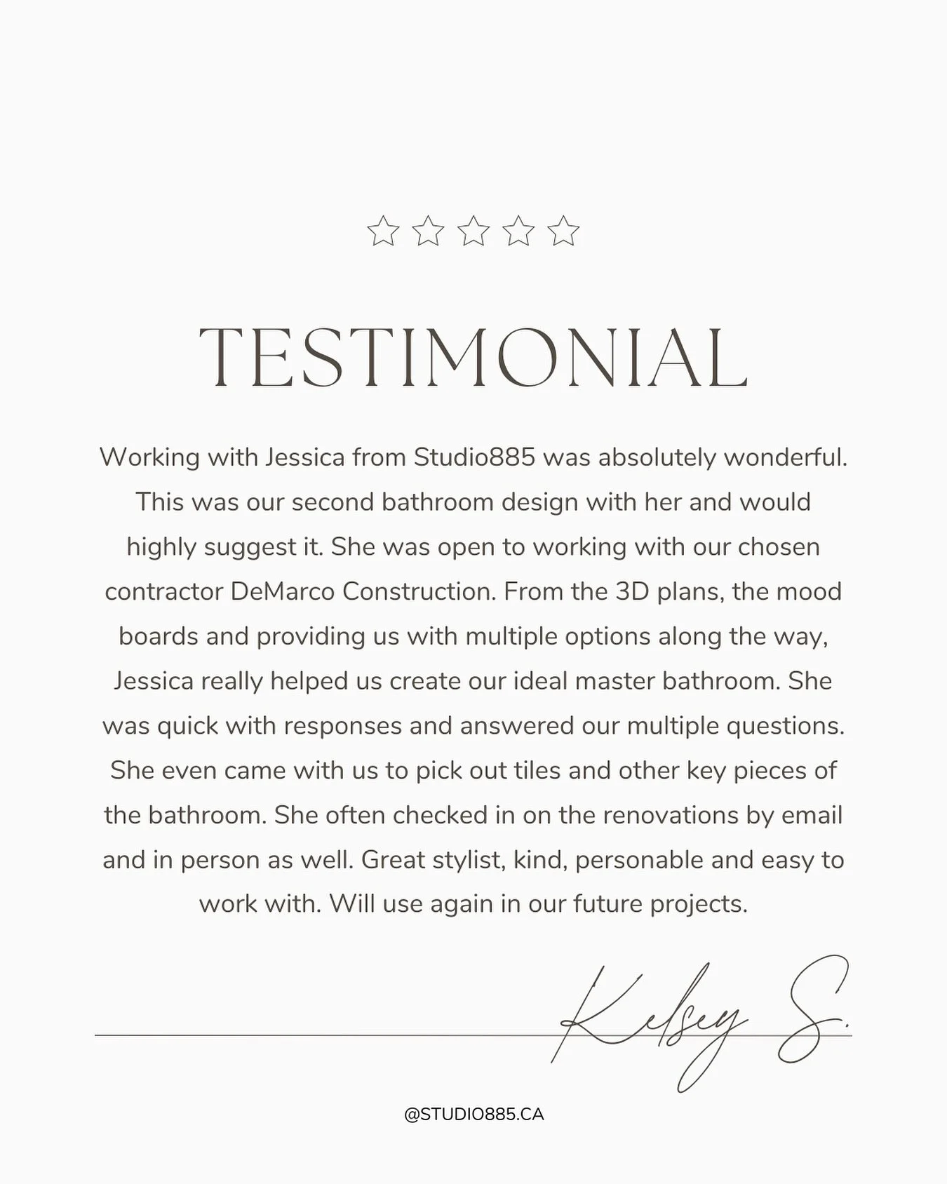 So grateful for this 5-star review! ✨

Nothing makes me happier than knowing my clients feel at home in the spaces we create together. Thank you for trusting me with your vision, it&rsquo;s always an honor to bring it to life. 💫

#InteriorDesign #Cl