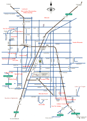 Las Vegas Neighborhood Map: Las Vegas City Map — Las Vegas Homes for ...