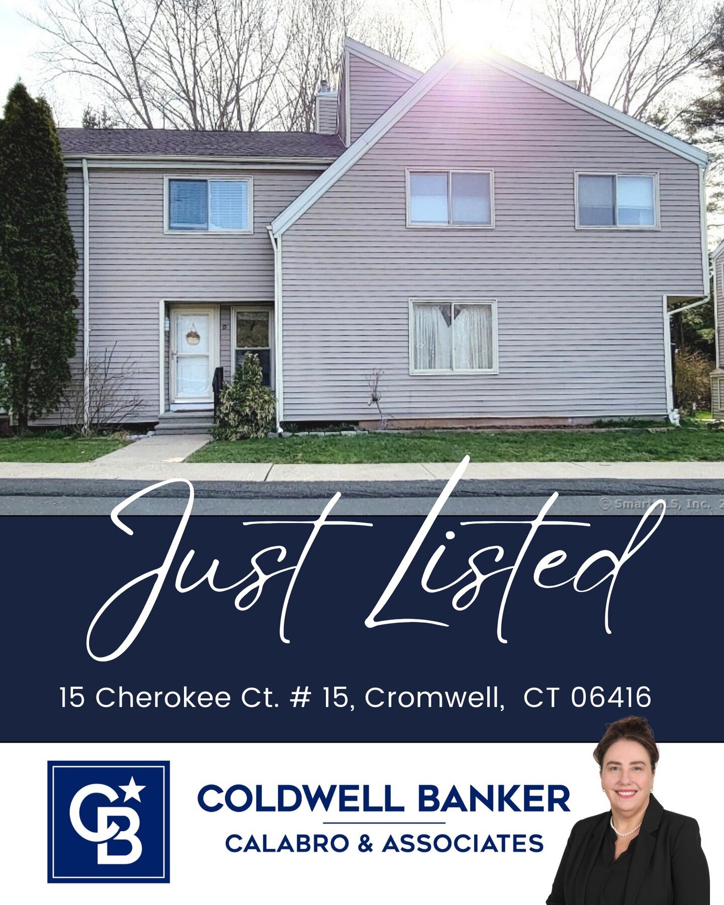 Congratulations to Barbara on her new listing at 15 Cherokee Ct in Cromwell! 🏠

Just listed in sought-after Oxford Park! This well-maintained 2-bedroom, 2-bath end unit is bright and open. Central air, a remodeled kitchen (2021) with clean white cab