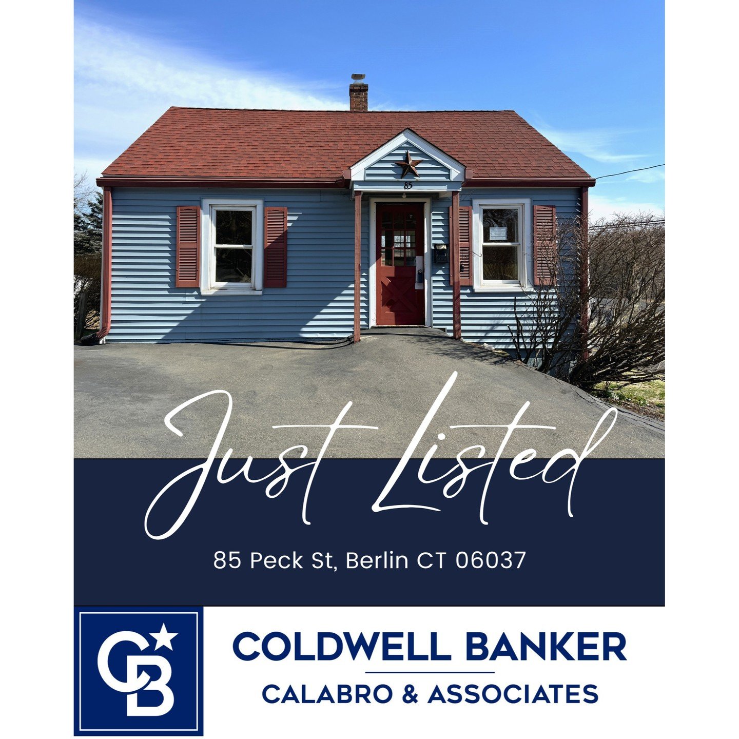 Just listed! Single family home for sale, 
$174,900. 🏡❤️

85 Peck St, Berlin CT. This lovely ranch is a 4 room, 1 bedroom, 1 bathroom home. The primary bedroom has a walk in closet. Not to mention the gorgeous sun room!

Maintenance free vinyl sidin