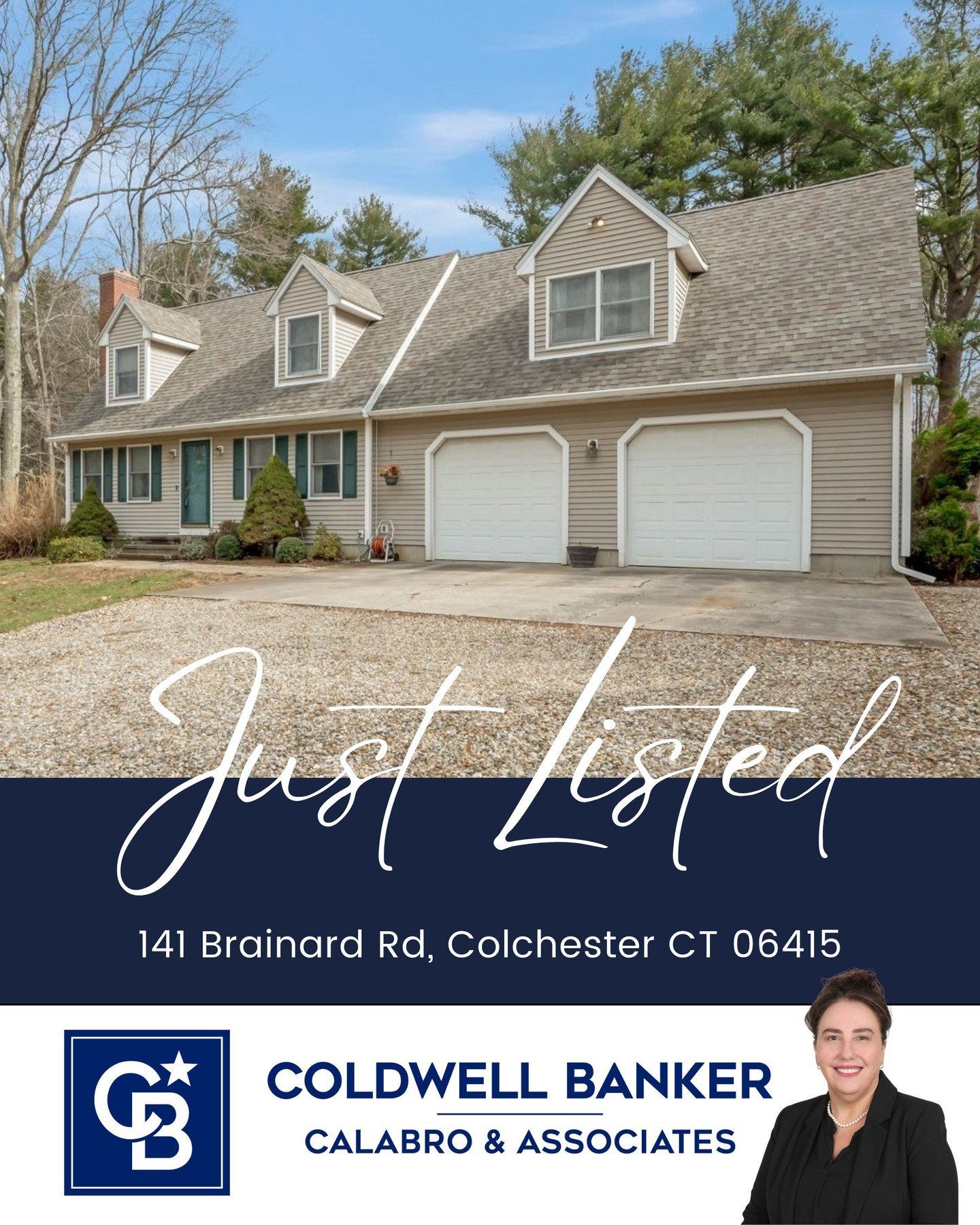 Barbara has a new listing at 141 Brainard Rd, Colchester CT 06415! This gorgeous home is priced at $399,900! 😍

Lovingly maintained, this updated 3-bedroom, 2.5-bath country Cape is move-in ready! This home sits on one-and-a-half wooded acres in a q