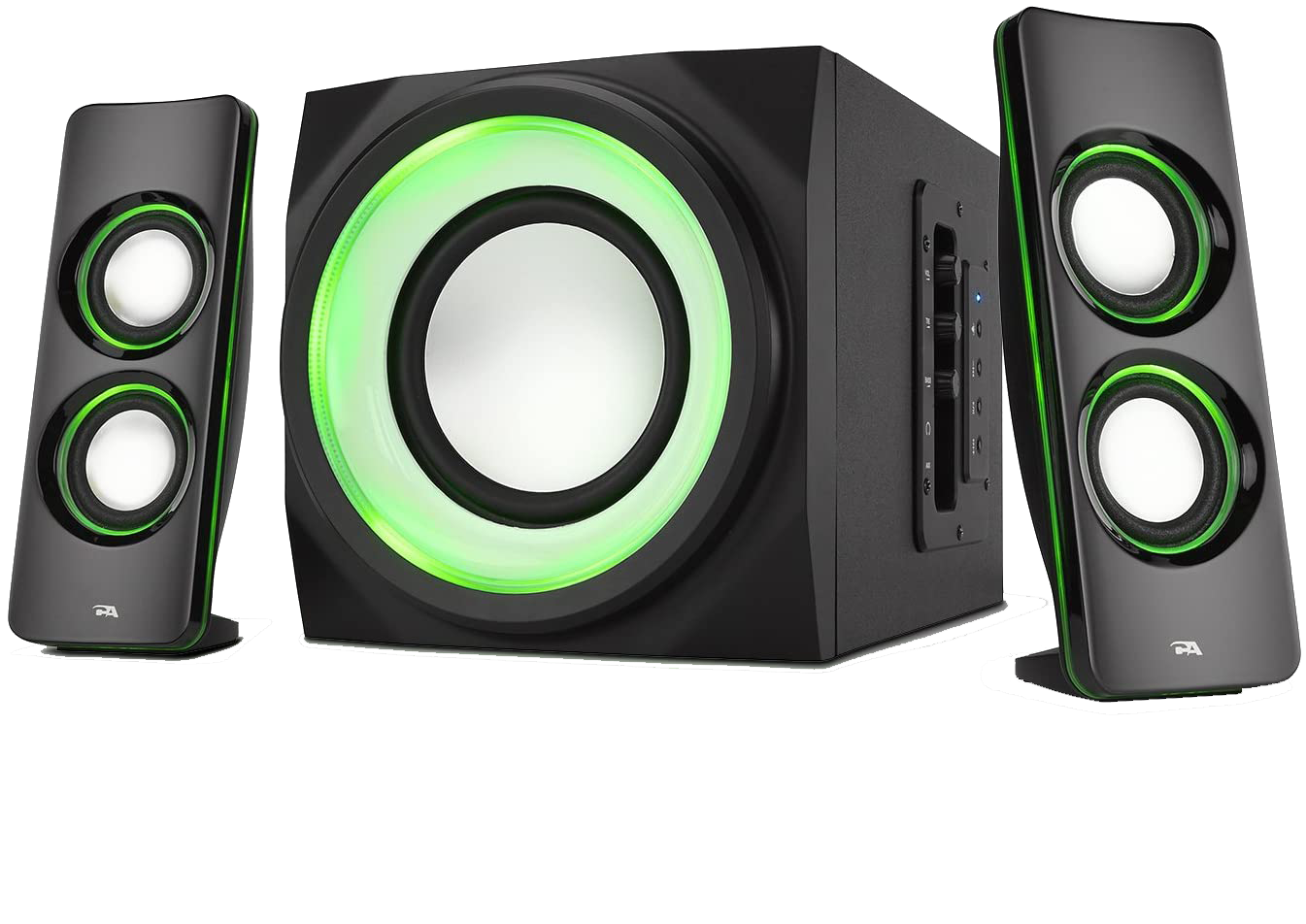 PC Gaming LED Computer Speakers with Subwoofer, LED Gaming