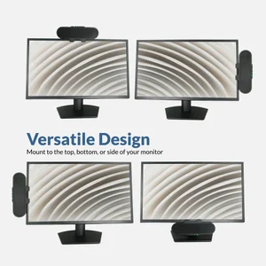 CA-2890PRO speaker bar mounted to the top, bottom, or side of a PC monitor