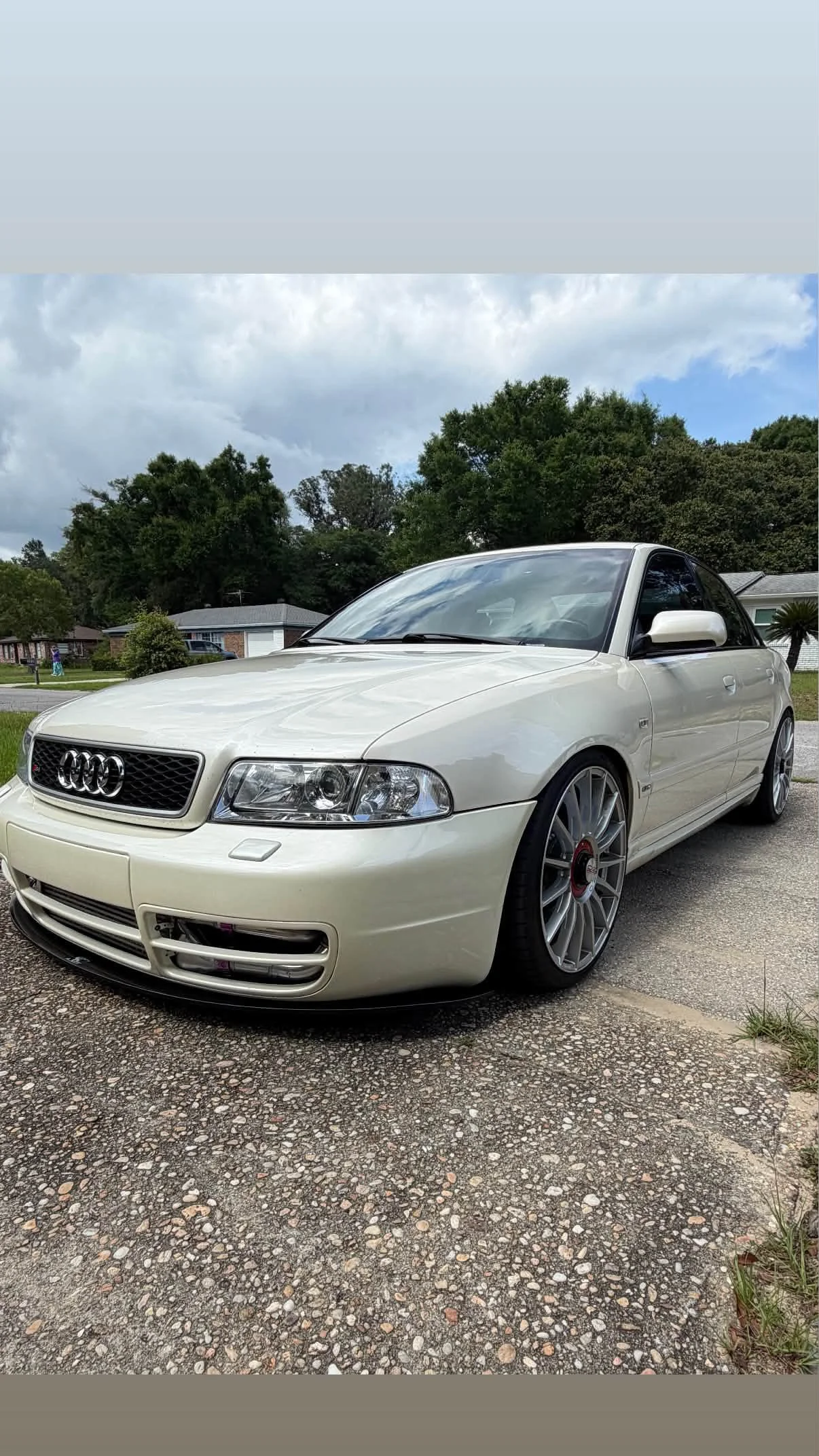 Audi B5 S4 G2 Front Street Bumper Splitter (lip) (1996-2001)