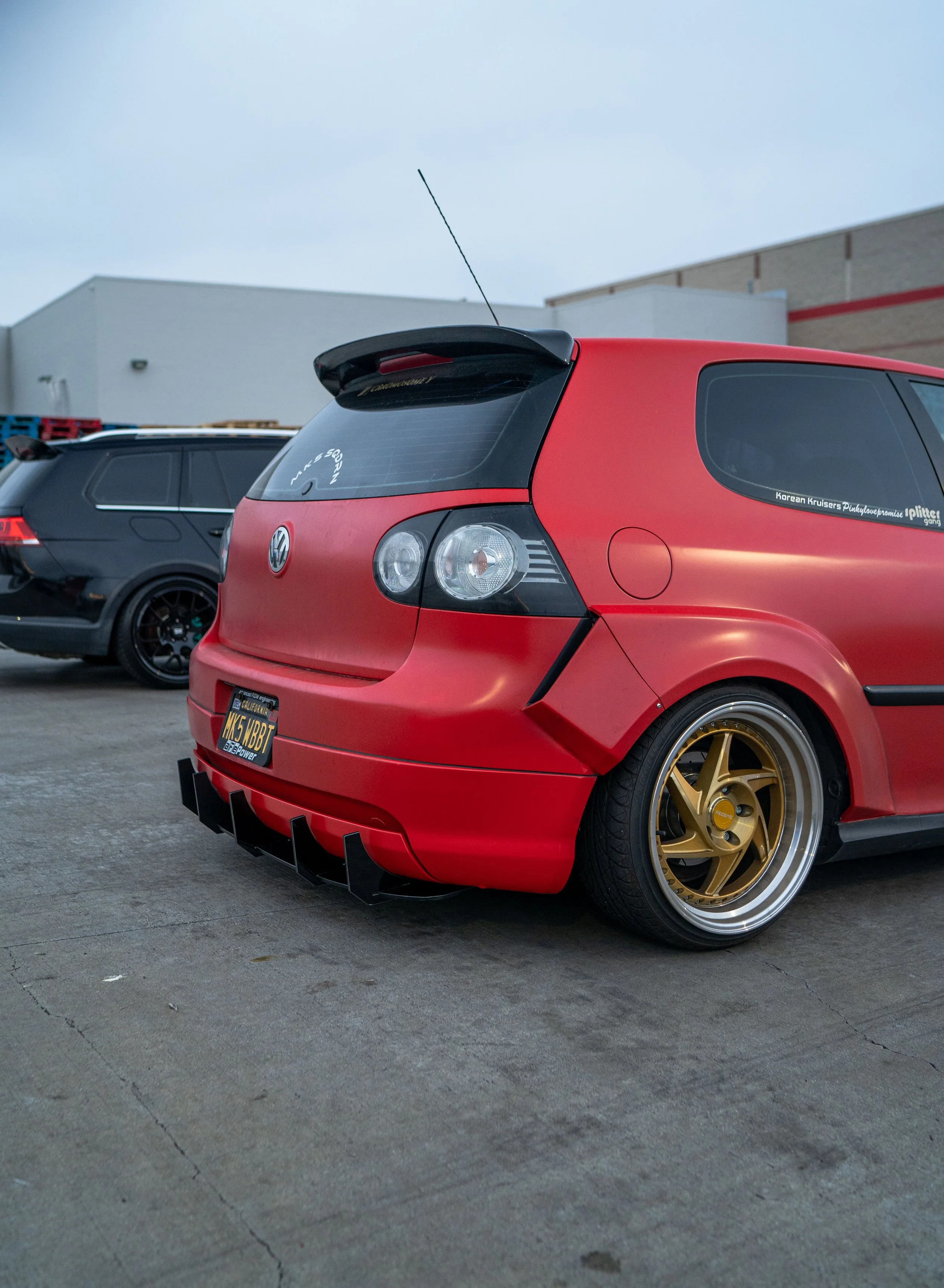 Front Splitter VW (MK5) ThunderBunny: GTI, Rabbit, GLI, R32 (2004-2009 ...