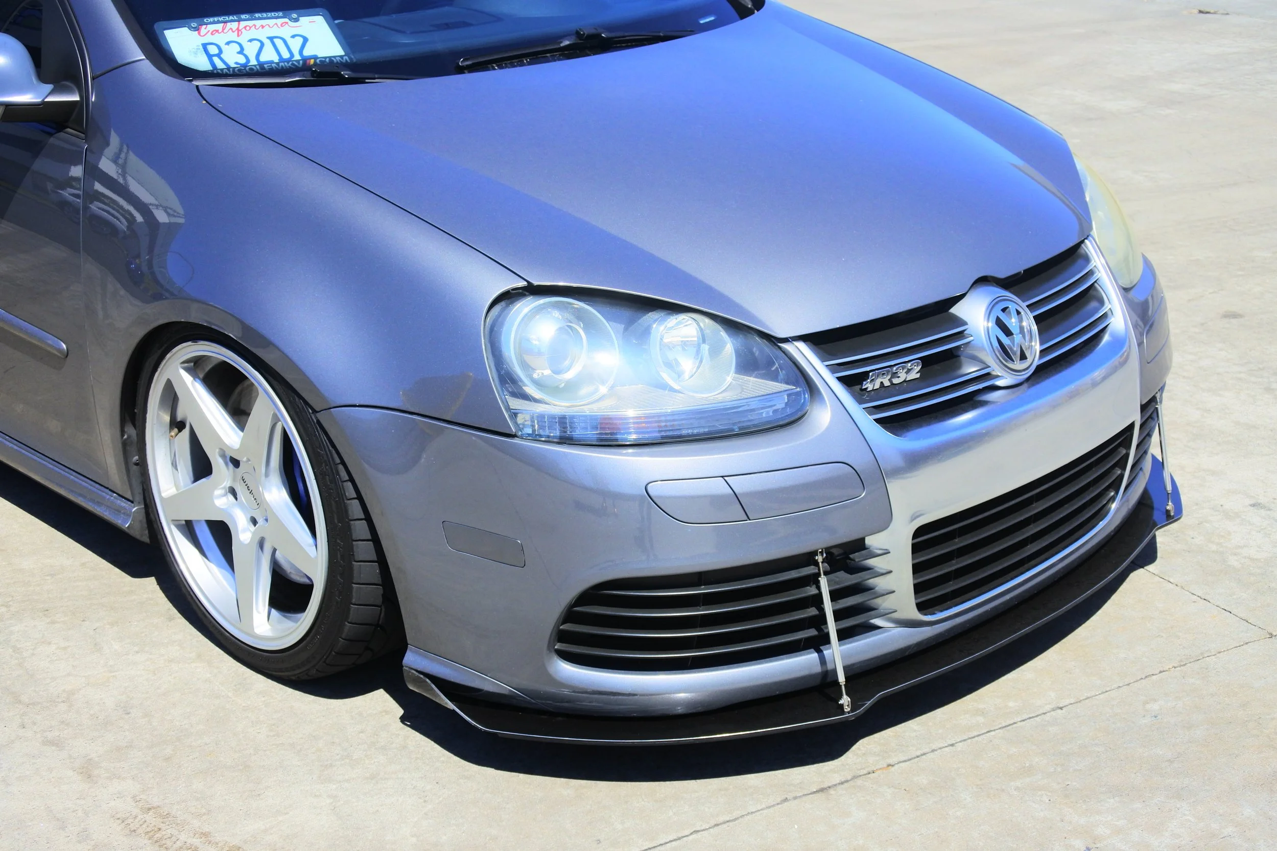 Front Splitter VW (MK5) ThunderBunny: GTI, Rabbit, GLI, R32 (2004-2009 ...