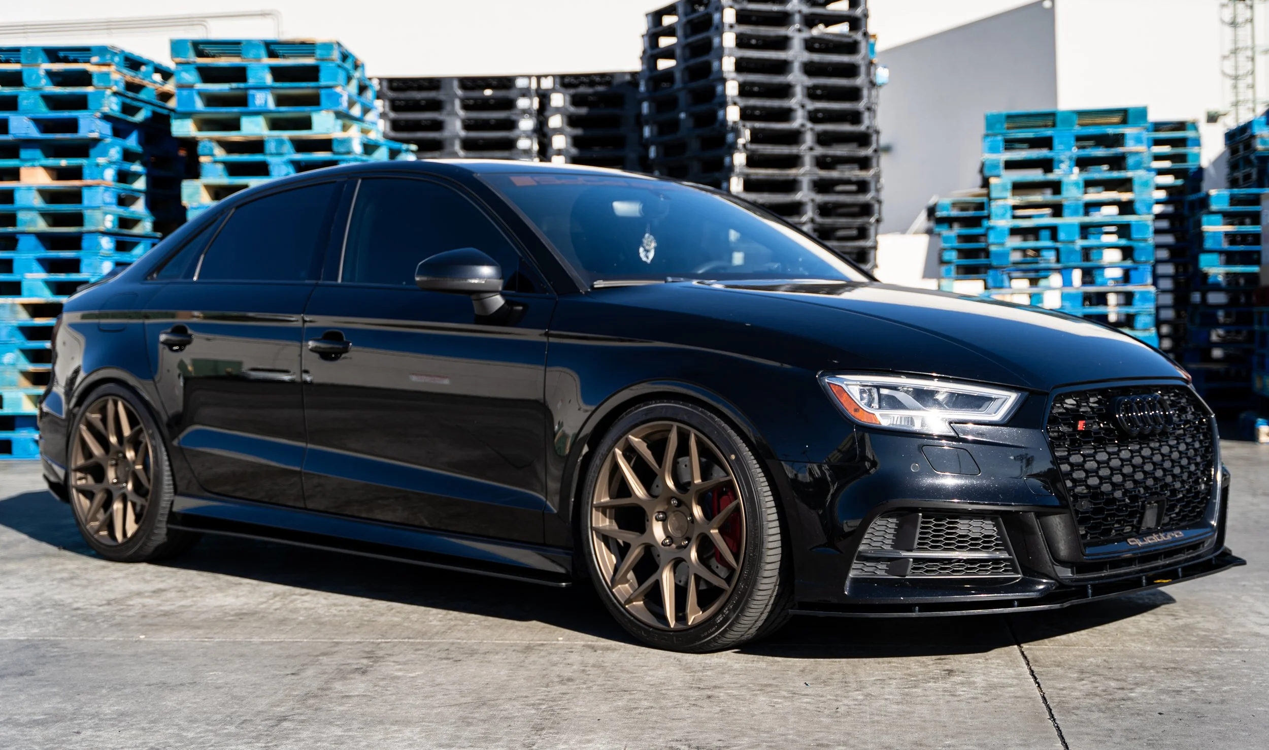Audi A4 2009-16 Front Lip Splitter Kit by NIA