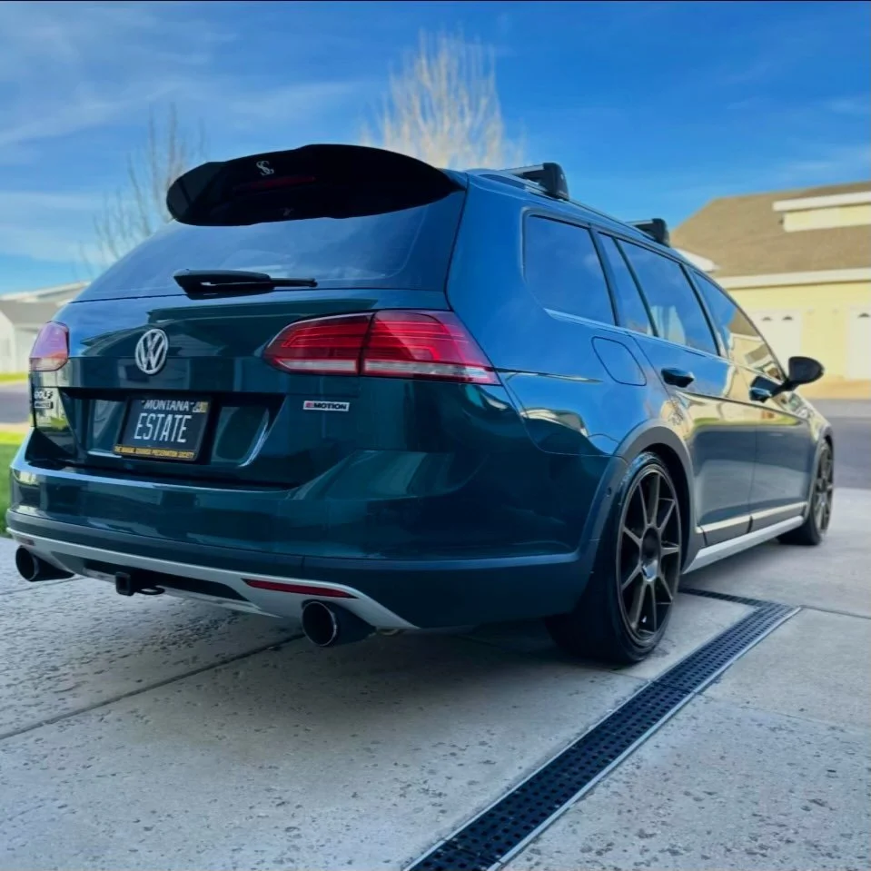 &ldquo;Hick-kick&rdquo; 🦆 Ducktail on Mk7 Alltrack estate is the way to go ! Here is the perfect example 💯 &mdash;&mdash;&mdash;&mdash;&mdash;&mdash;&mdash;&mdash;&mdash;&mdash;&mdash;&mdash;&mdash;&mdash;
.Available exclusively at Splittergang.com