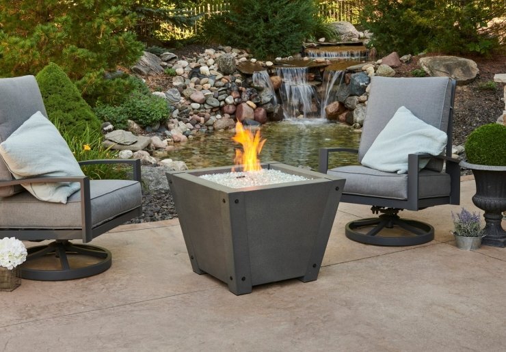 Fire Pits Half Hot Tubs, Providence Rectangular Gas Fire Pit Tables