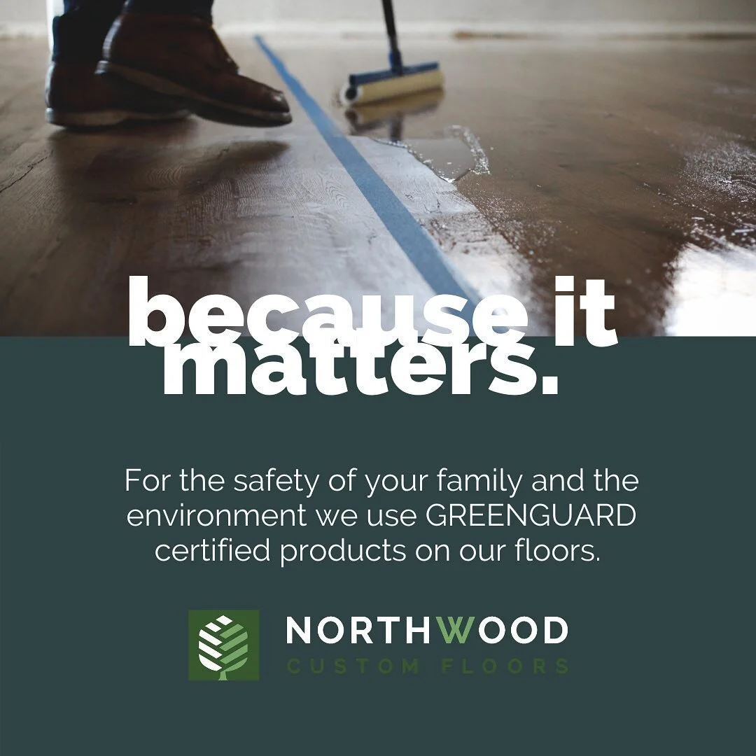 We finish our floors with only the best finish - Bona traffic HD. We are able to keep you in your home while refinishing your floors using GREENGUARD certified low-VOC sealers and finish. These also happen to be the most durable on the market, so it&