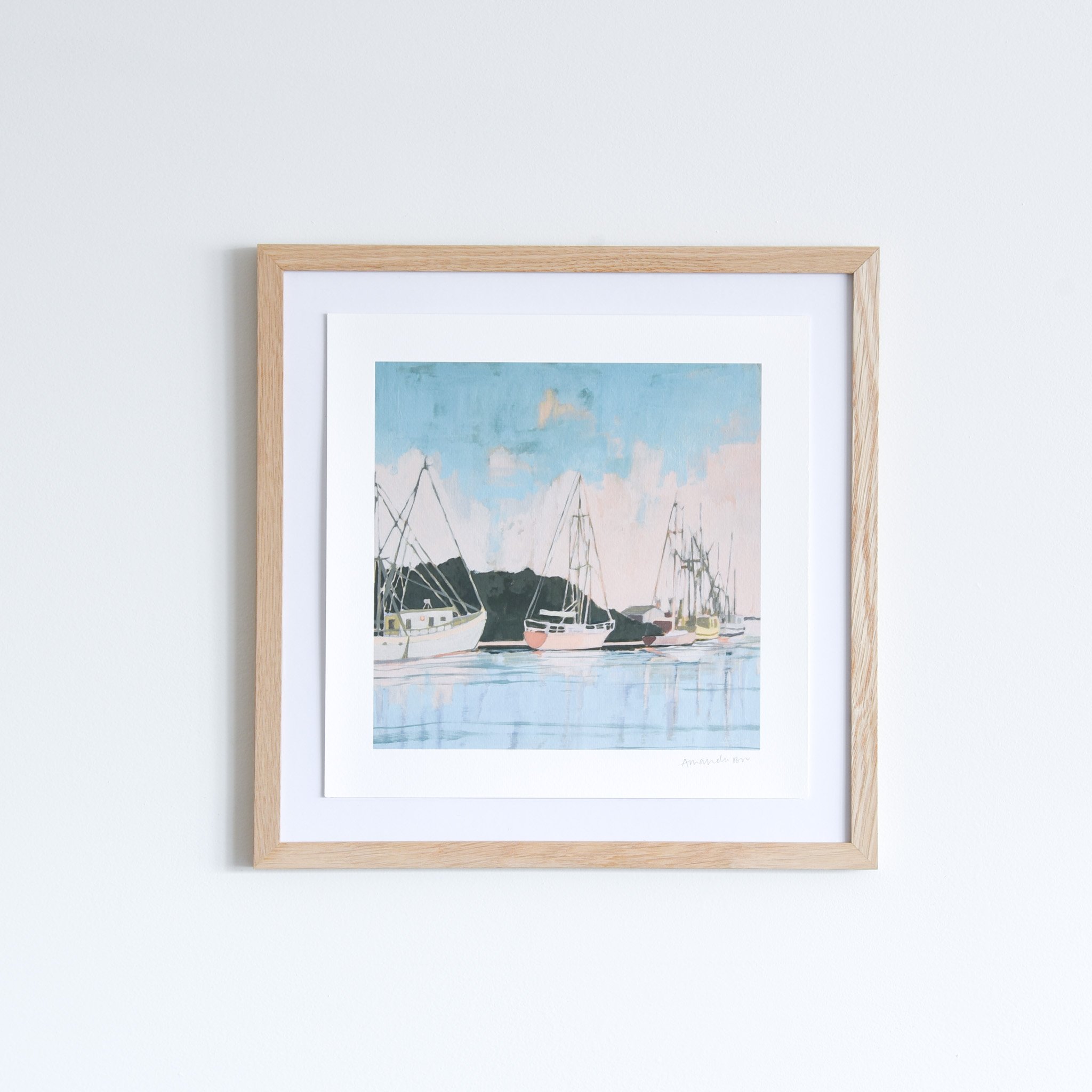 10x10 Shem Creek Print