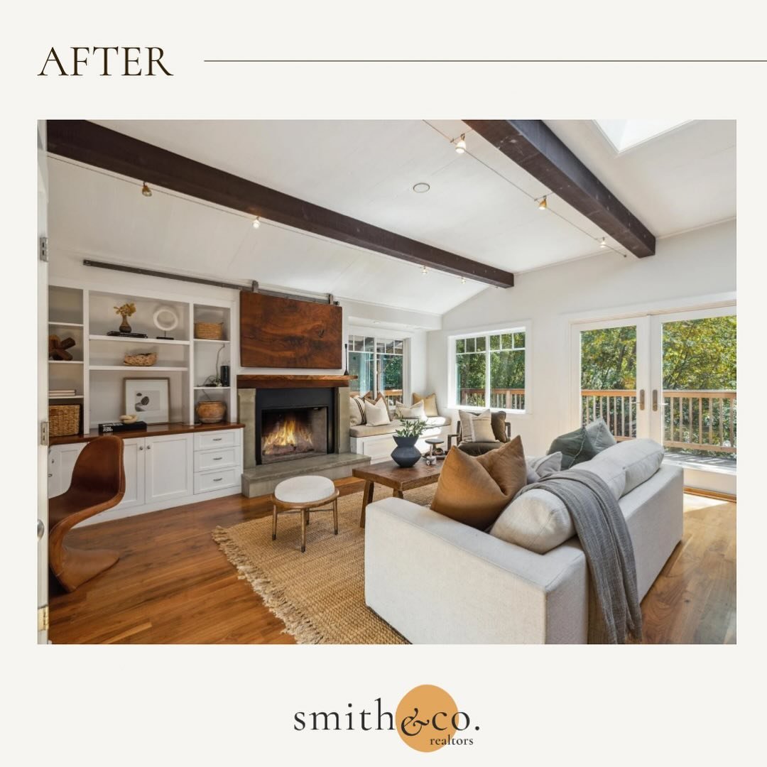 Swipe to witness a transformation that defines the Smith &amp; Co glow! ✨ Before our touch, this Larkspur home awaited its potential&mdash;after $60,000 in strategic enhancements, it soared from a $2.15M listing to a $2.45M closing with multiple offe