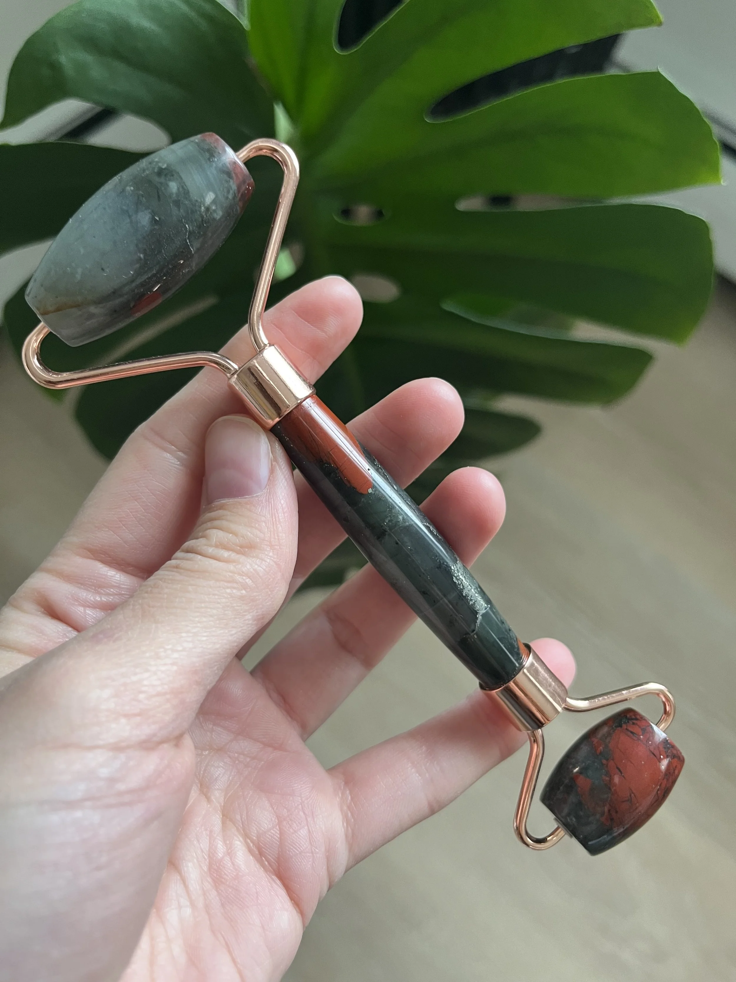 Bloodstone Crystal Roller