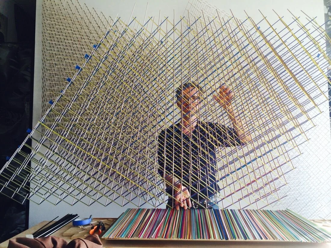 the Studio with Alois Kronschlaeger and His Modernist Matrices, Artsy, by K. Sundberg, April 30, 2015. Photo by Florencia Minniti