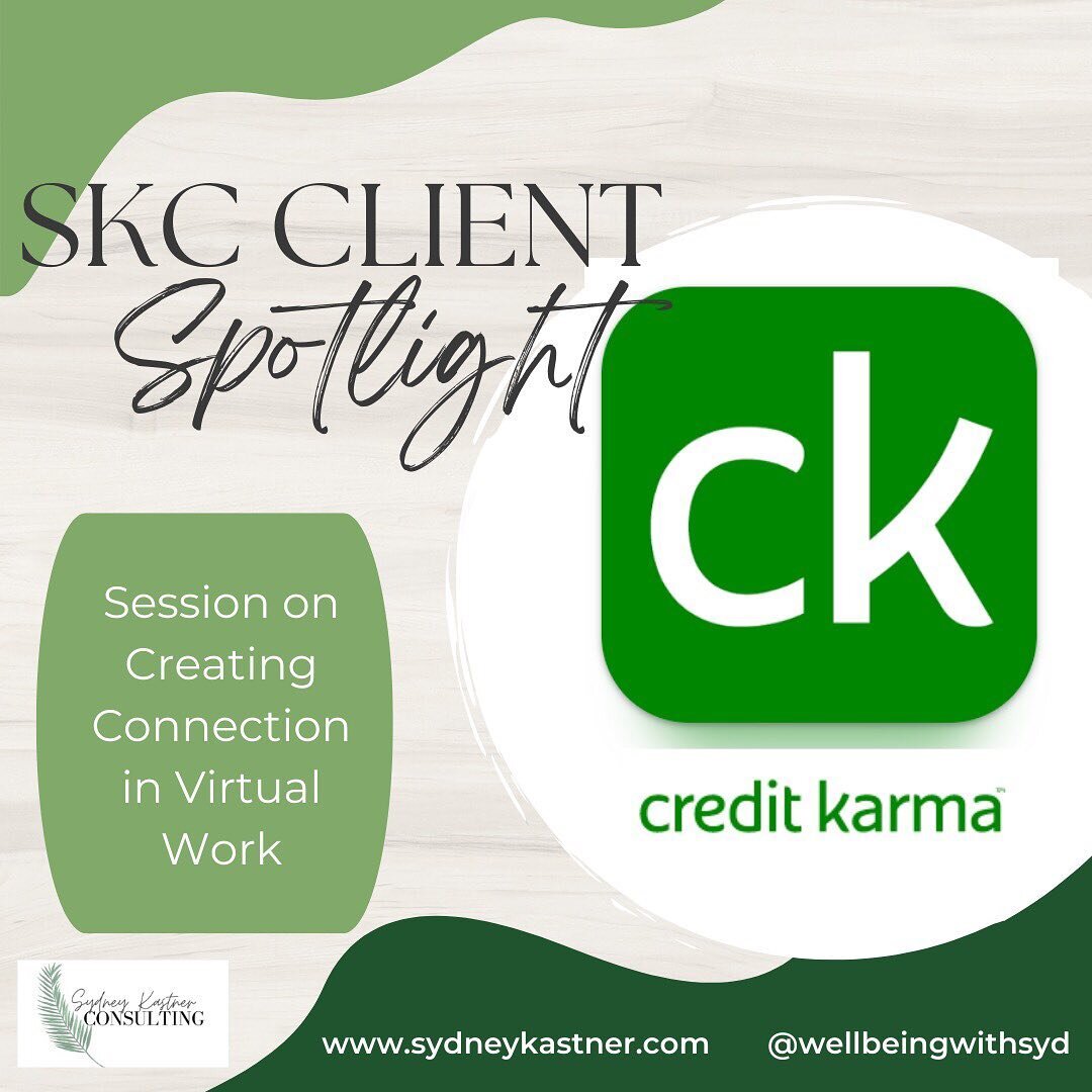 I recently got to work with a group from @creditkarma on creating connections in a virtual world. What a treat!