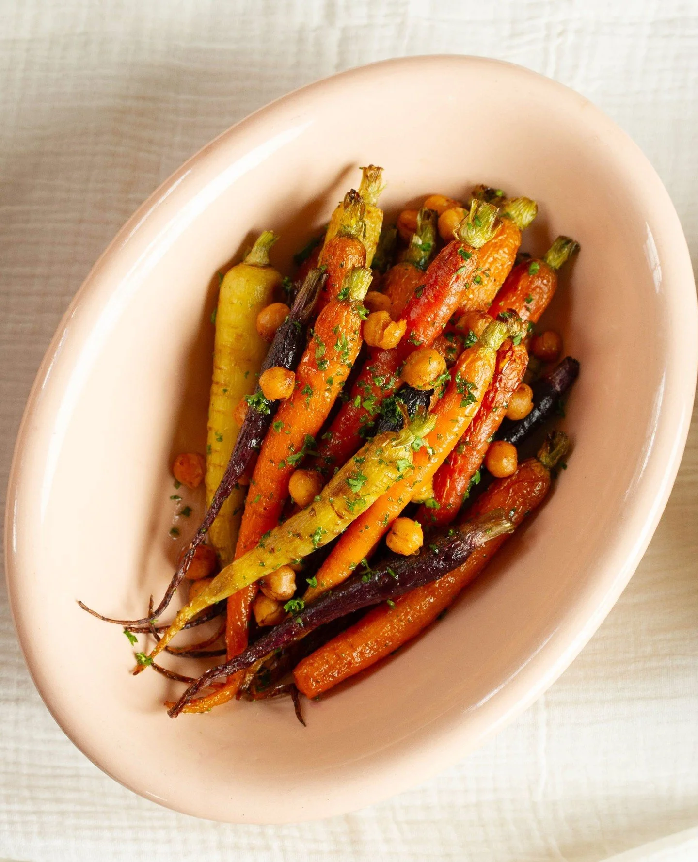 Every main deserves a stand-out supporting cast, and we'd say these buffet sides are definitelyyy up for the task! 👀⁠
⁠
Enter:⁠
1: Roasted Heirloom Carrots: honey, spiced chickpeas⁠
2: Heirloom Potatoes: roasted shallots, grilled lemon &amp; herbs⁠
