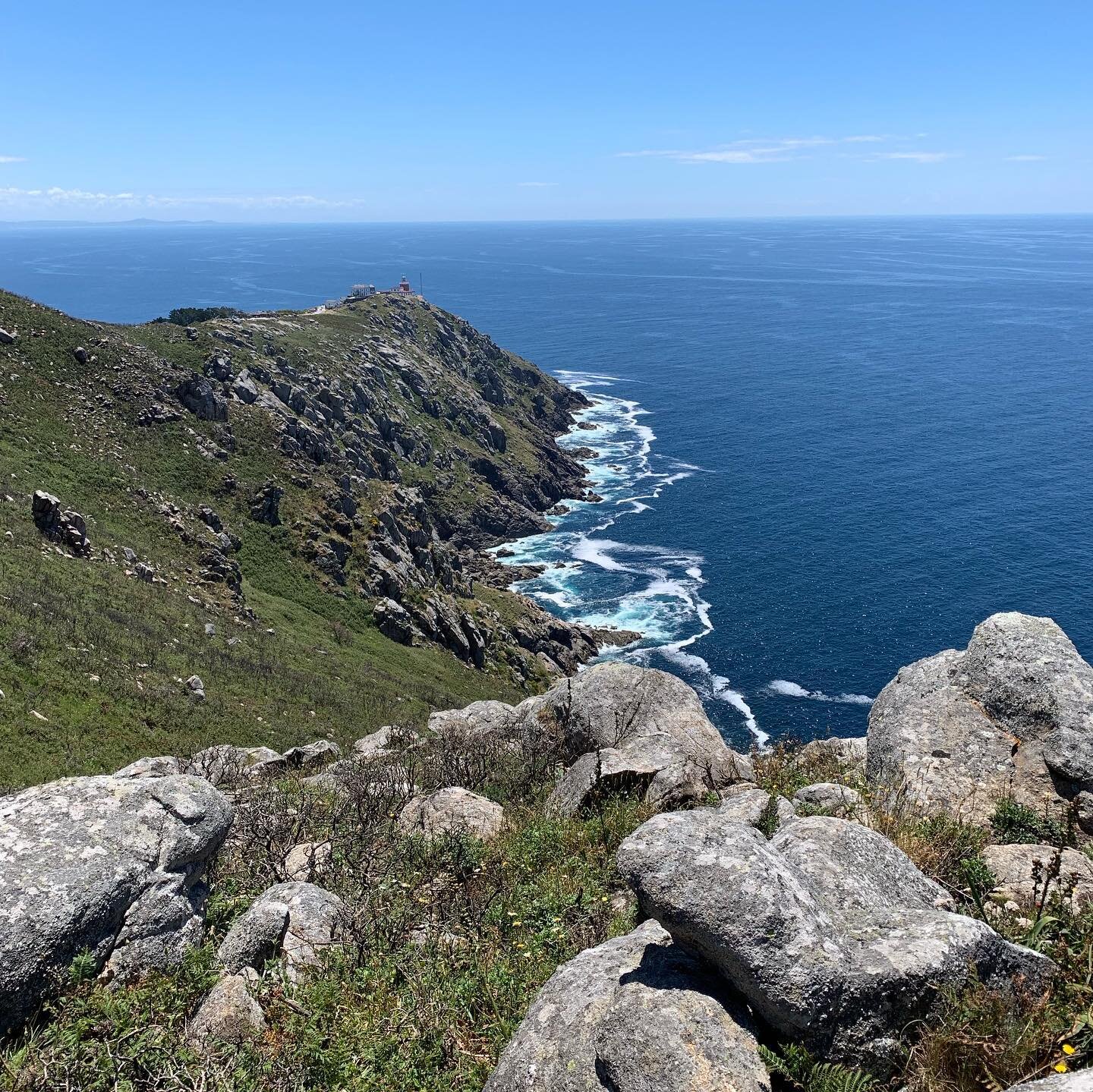 Finisterre (&lsquo;the end of the world&rsquo;) is one of the traditional end points of the Camino, where the path meets the Atlantic Ocean with a dramatic drop-off! This sleepy town with a magical coastline was the perfect place to rest, write and, 