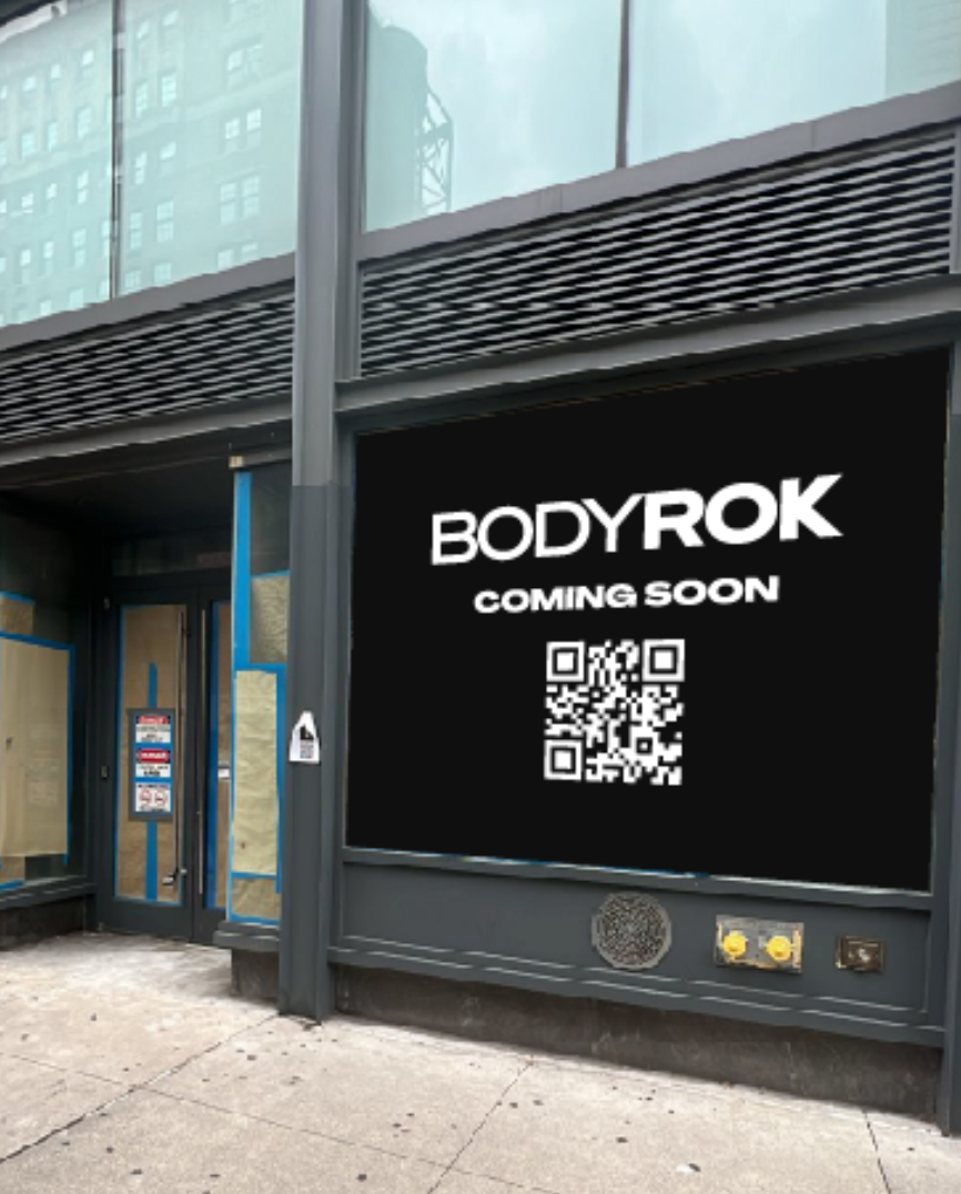 Signage layout for BodyRok Pilates