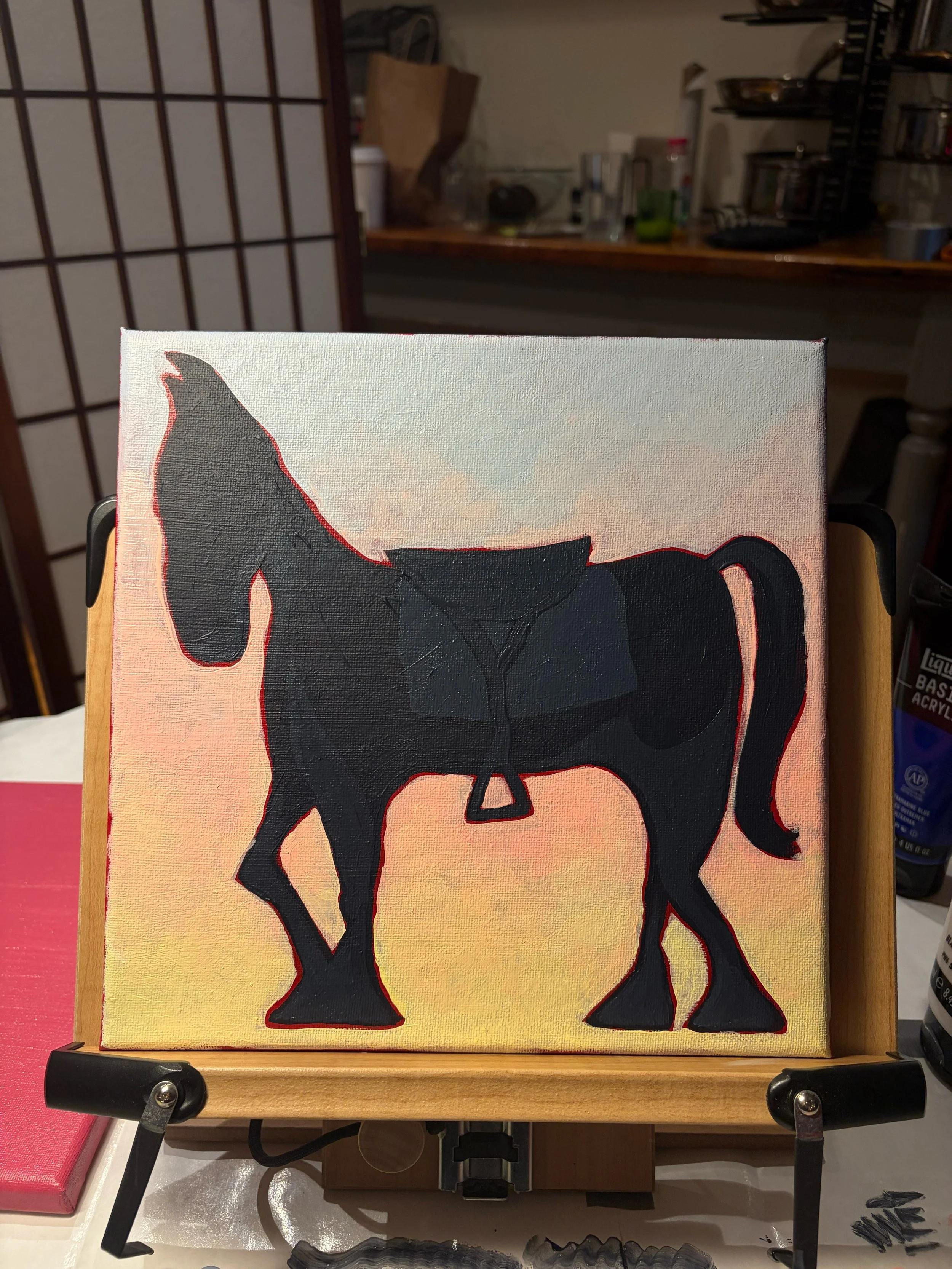 Commission; 10x10" acrylic on canvas