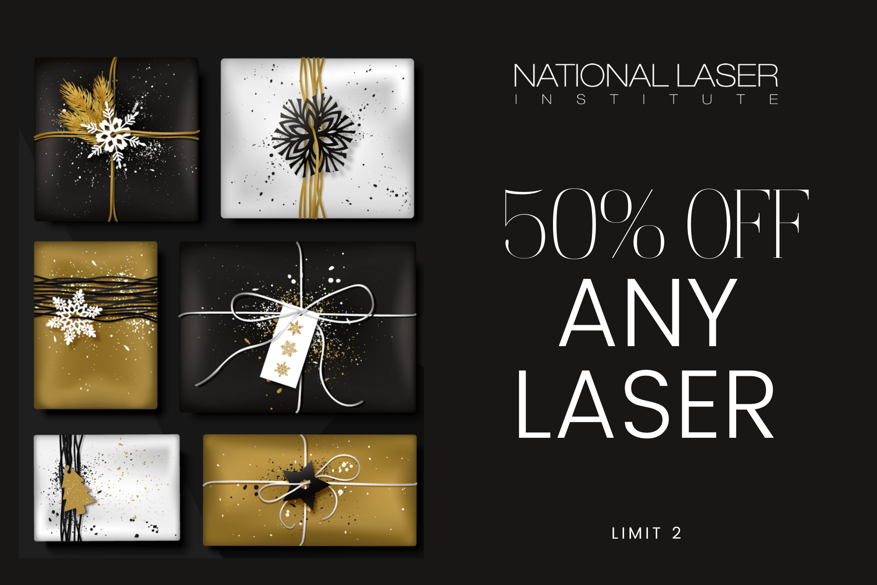 50% Off  Any Laser