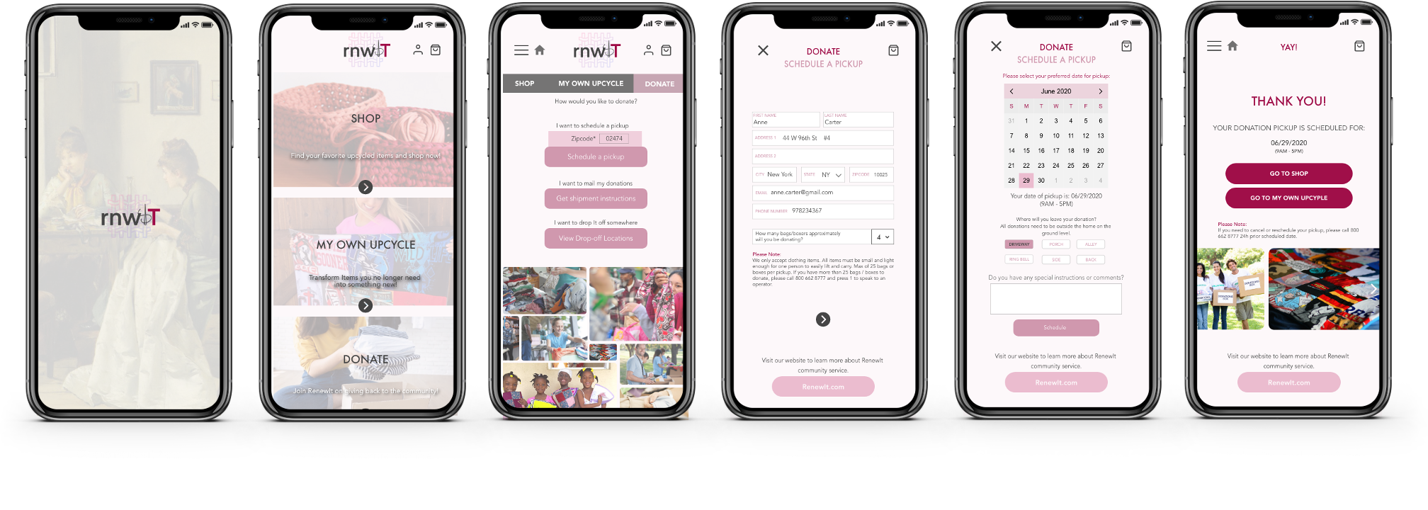 User Flow frame-by-frame: Donate