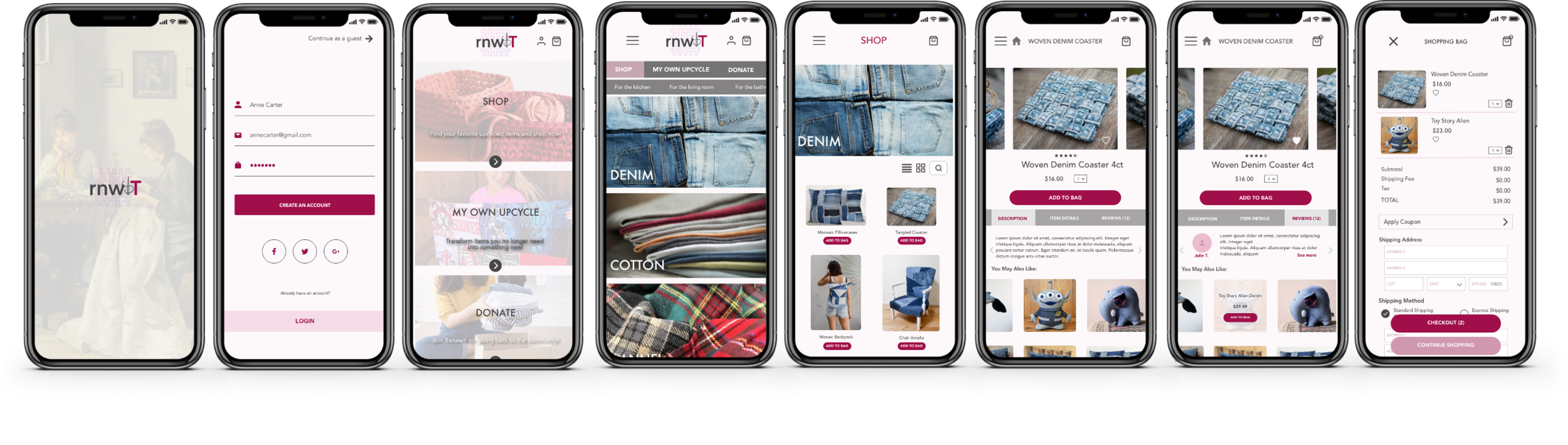 User Flow frame-by-frame: Direct Shop