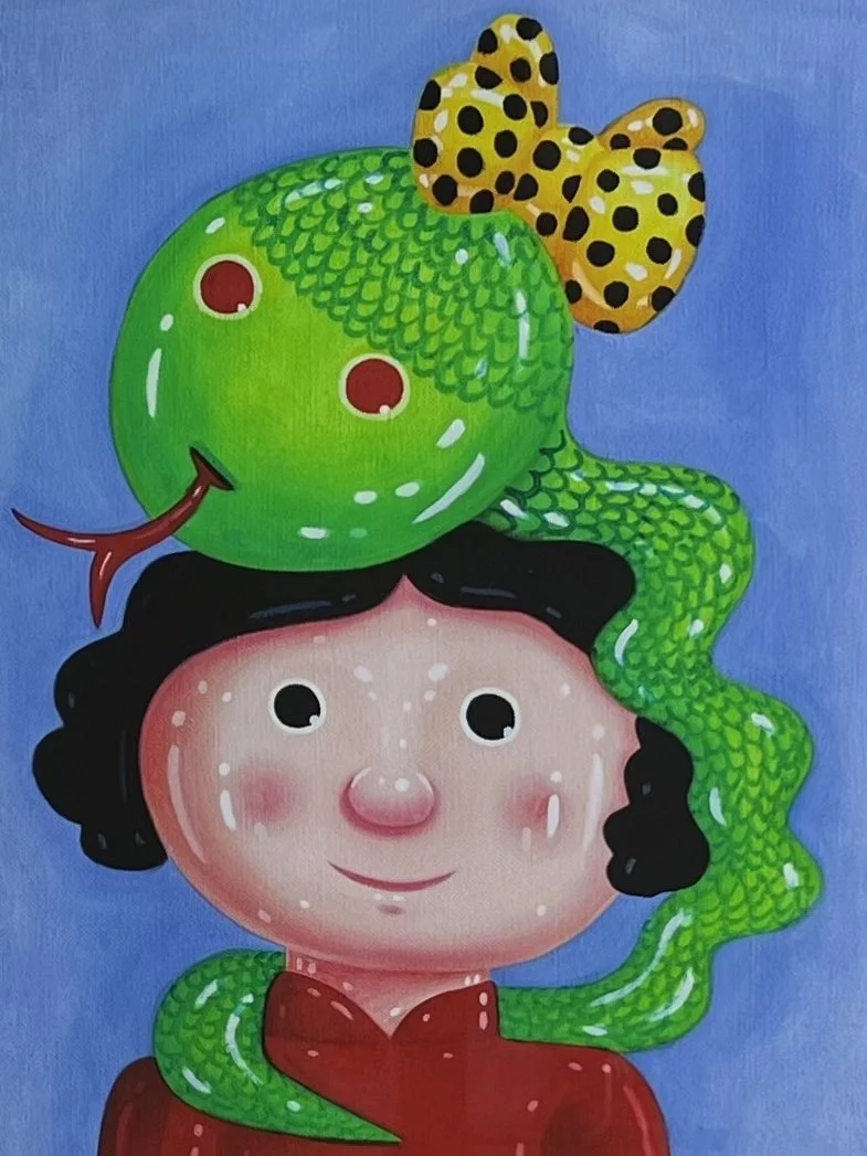 Chinese Zodiac Snake Art Print