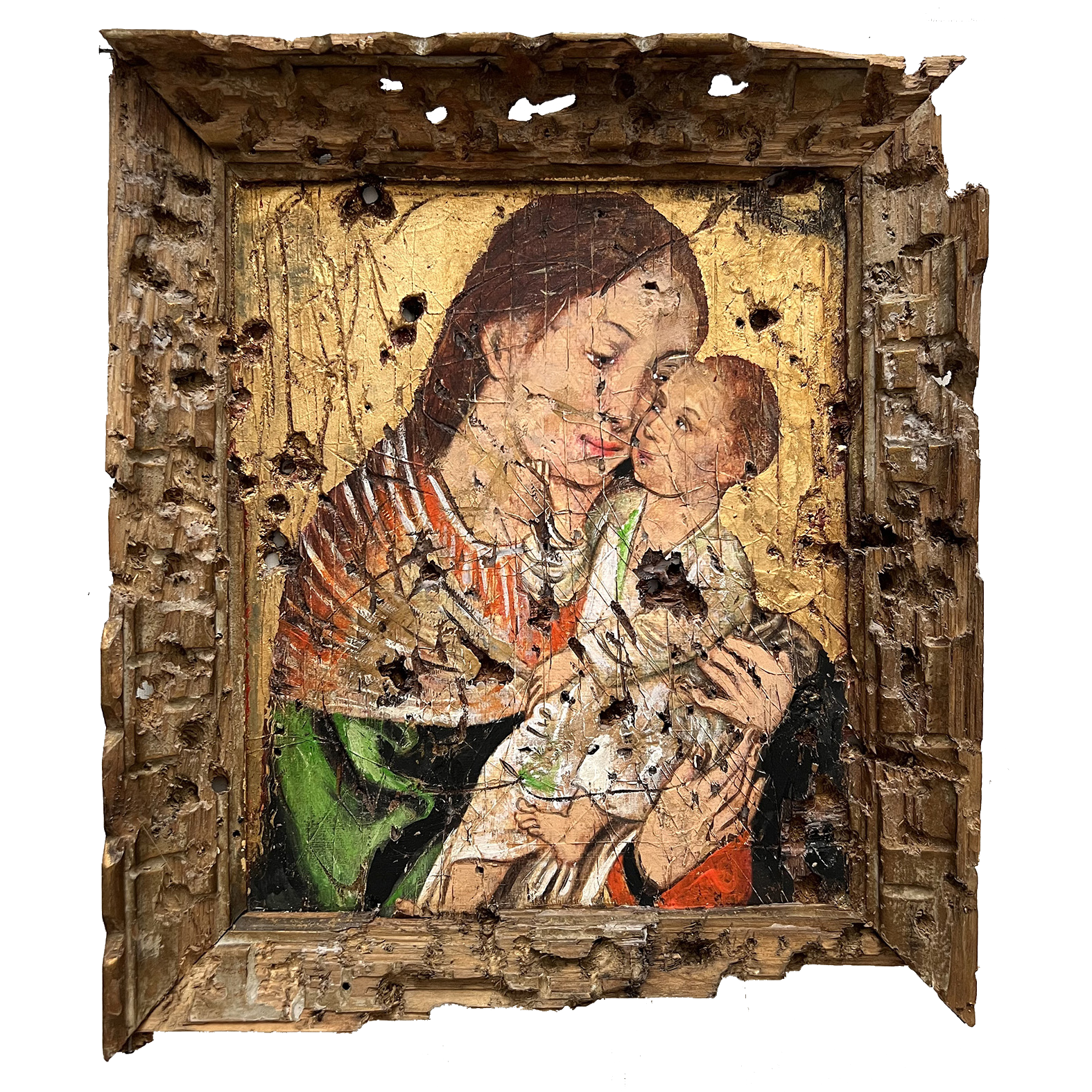 The Virgin & The Kid [ 40 x 35 x 5 cm ]