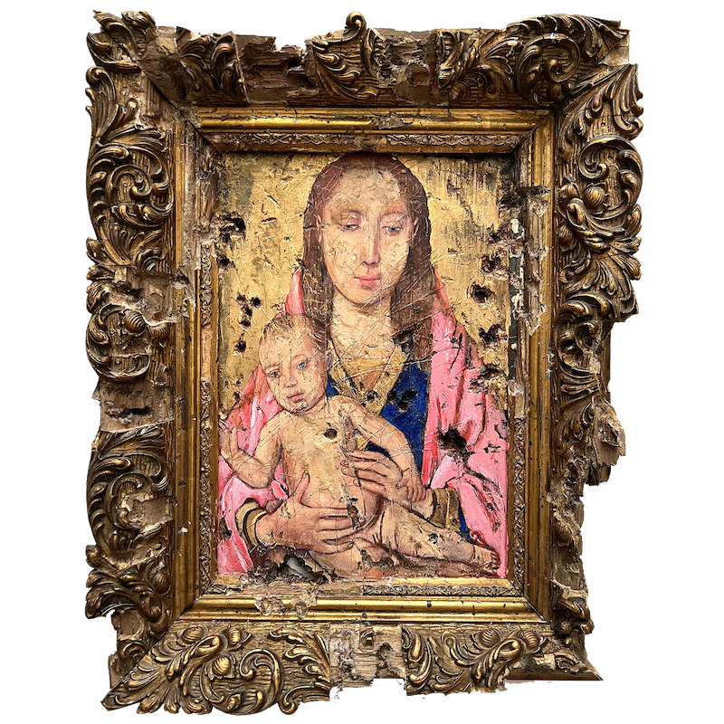 The Virgin & The Kid [ 51 x 39 x 7 cm ]