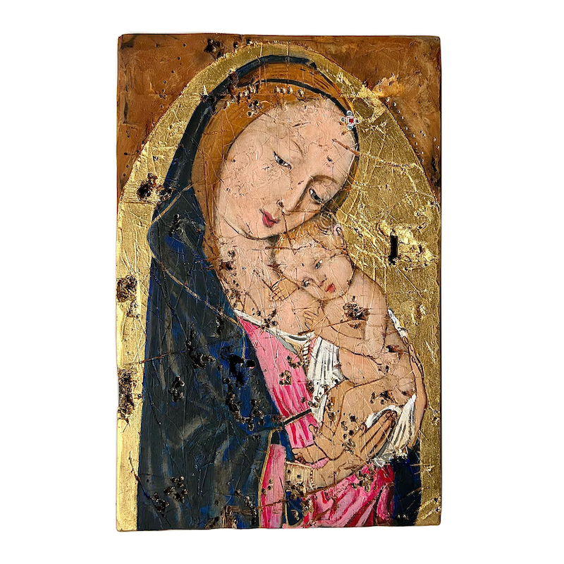 The Virgin &The Kid (Gold /Black /Pink) [ 41 x 27 cm ]