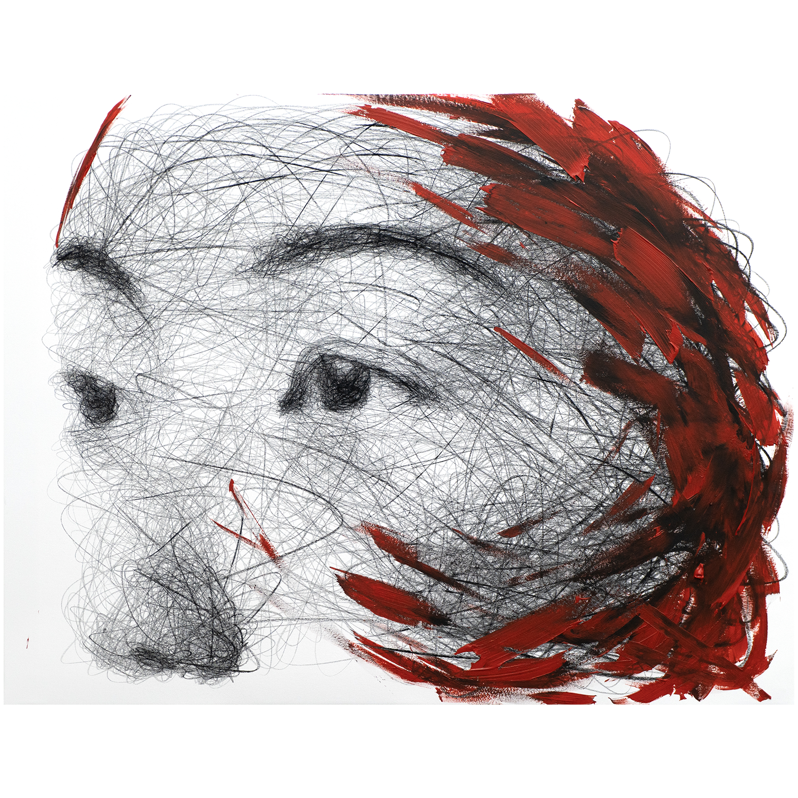 Ombre rouge [ 89 x 116 cm ]