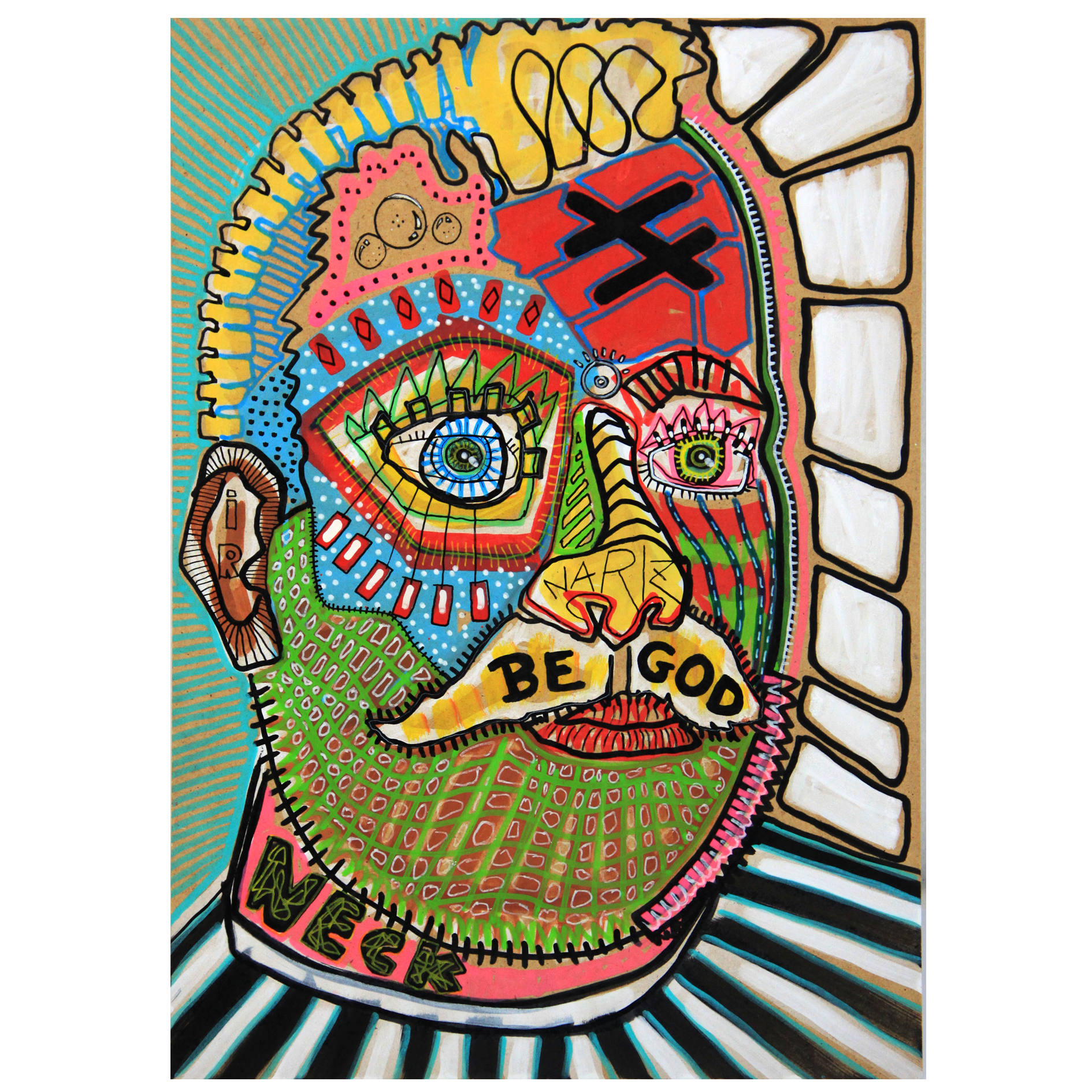 Be God [ 42 x 29.5cm ]