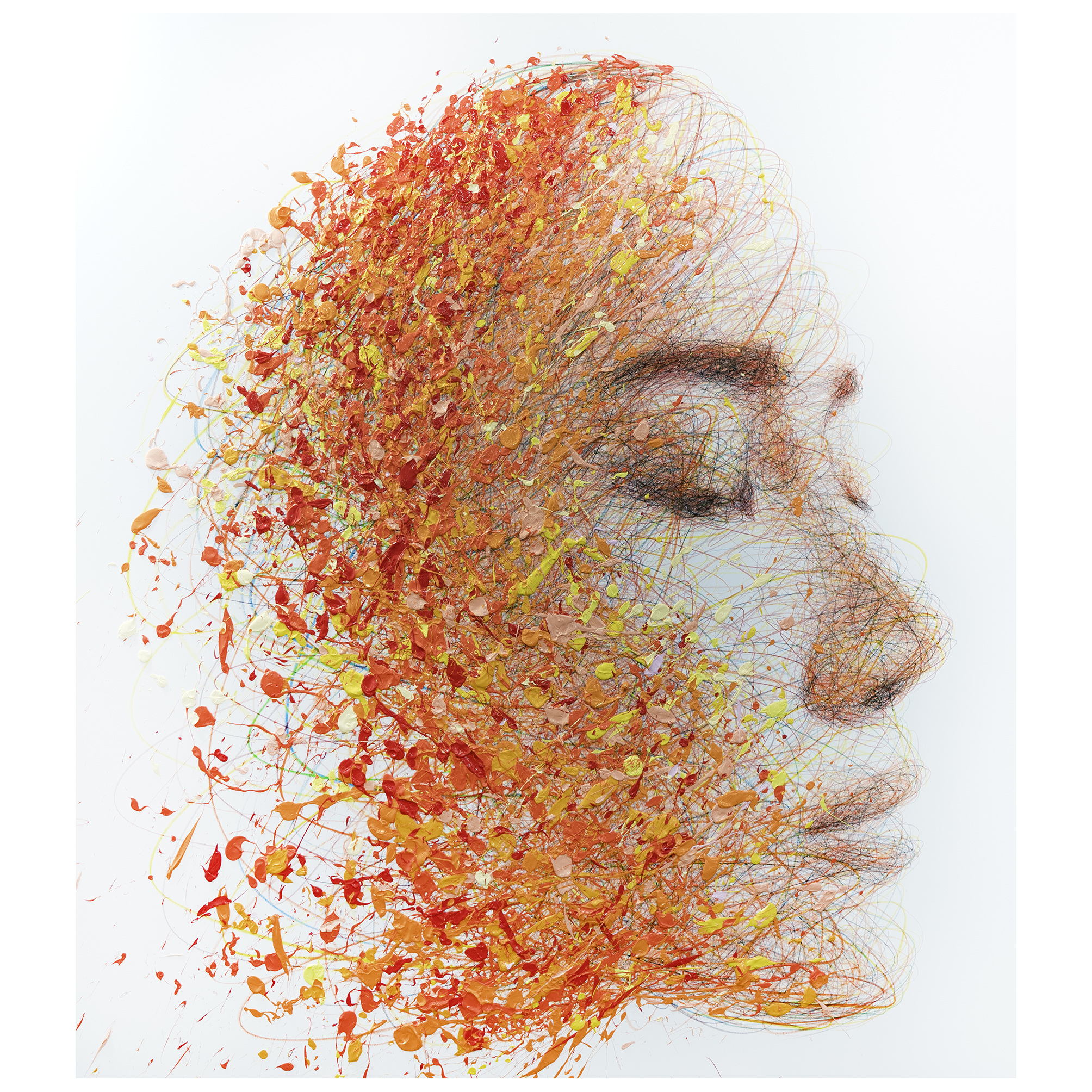 Fragments de vie [ 160 x 140 cm ]