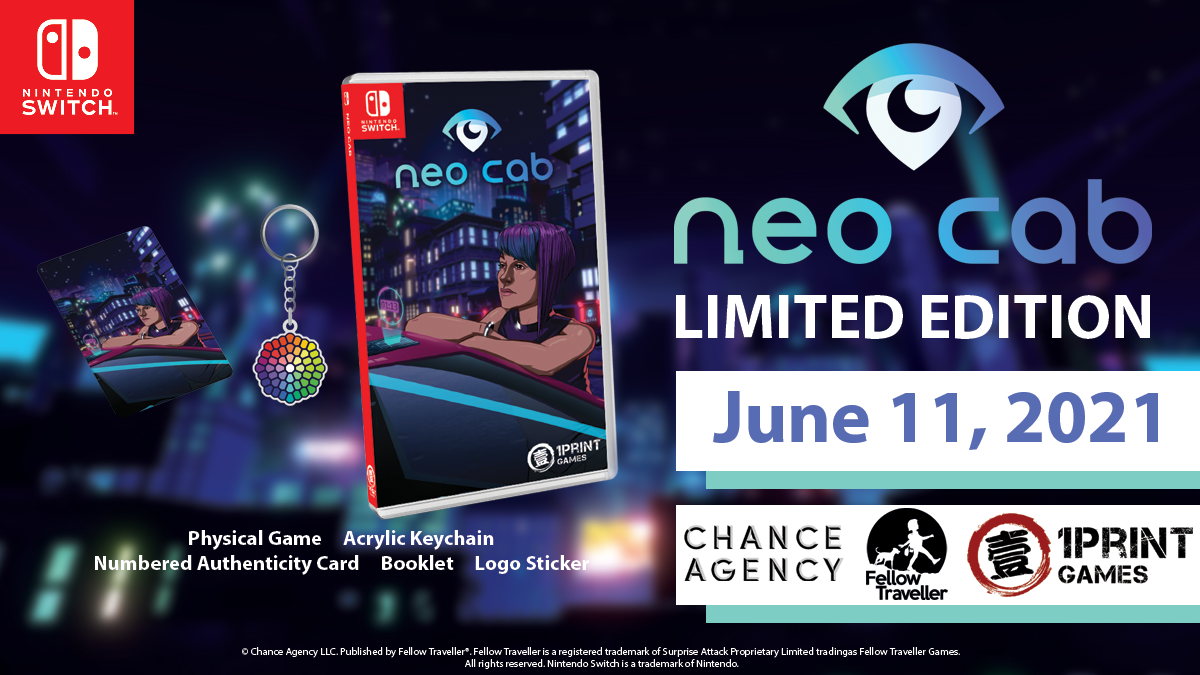 Neo Cab and Paradise Killer are Getting Physical Nintendo Switch Releases! 
