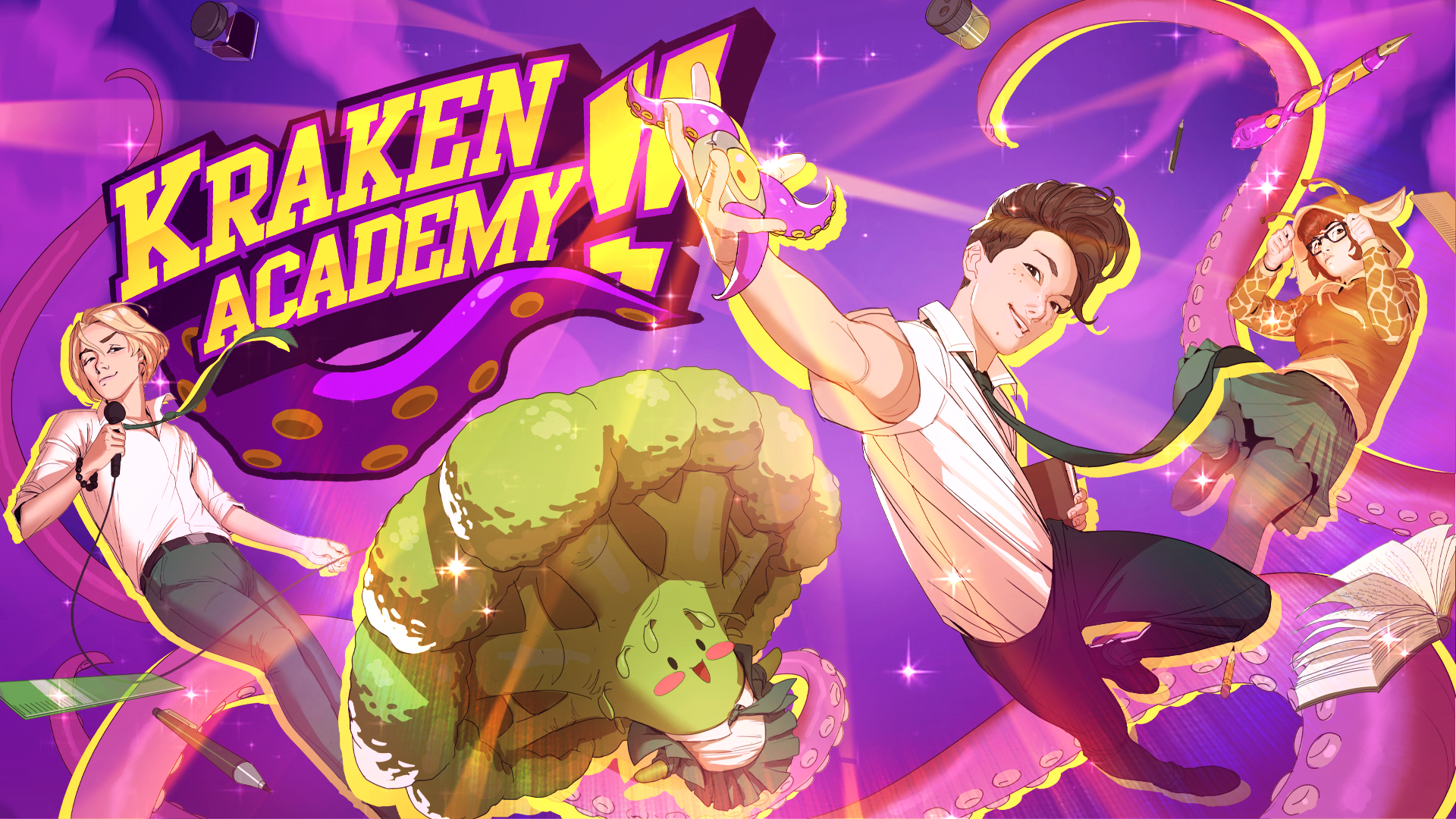 Kraken Academy!! coming to Xbox One and Nintendo Switch in early 2022!