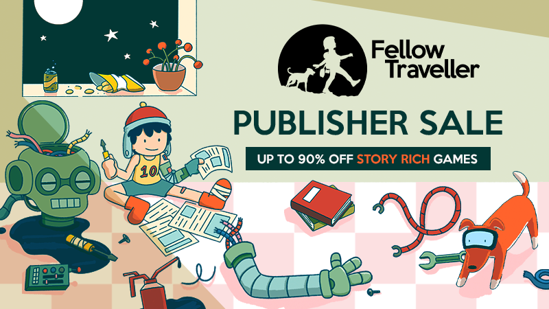 Prepare yourself for adventure with the Fellow Traveller Publisher Sale!