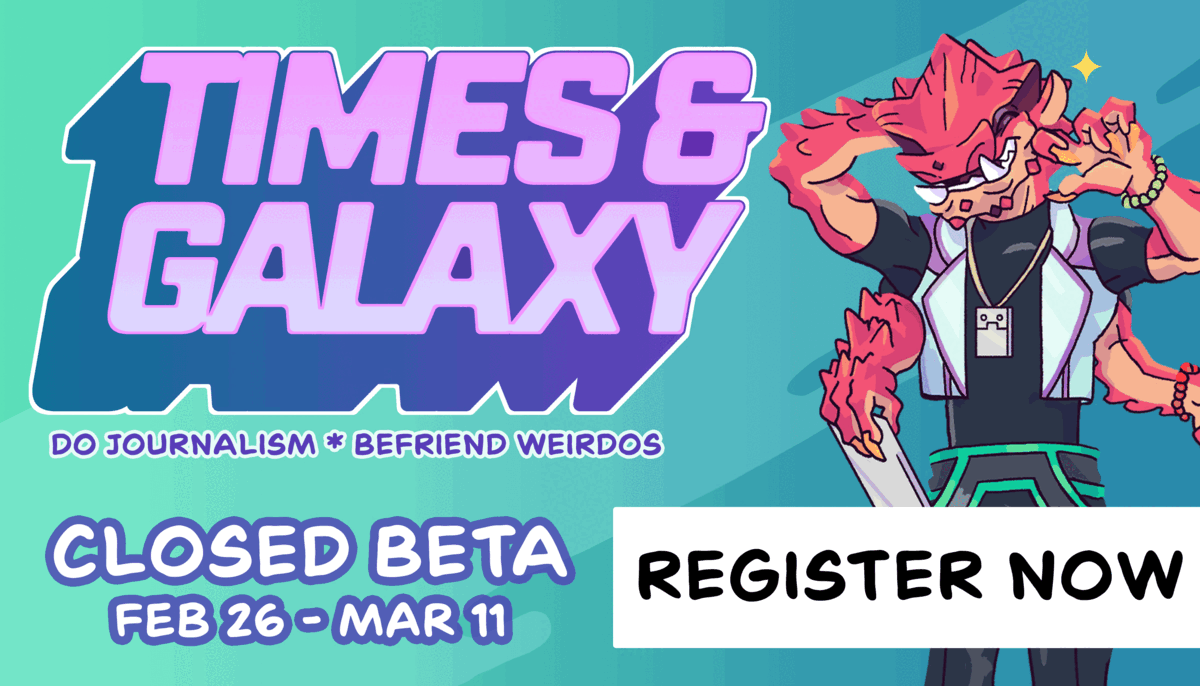 Weirdo Space Journalism Adventure, Times &amp; Galaxy, sleuths onto consoles and PC in Q2 2024!