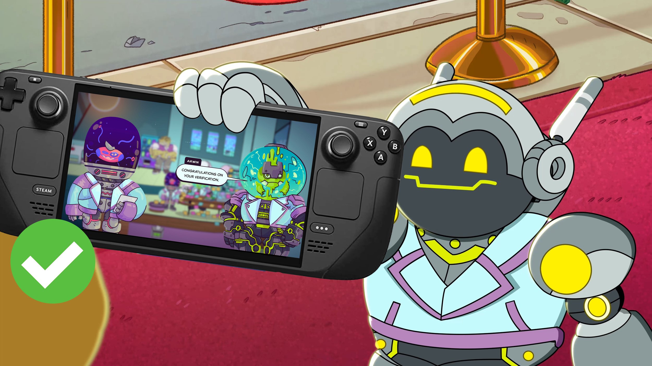 Times &amp; Galaxy is Steam Deck Verified!