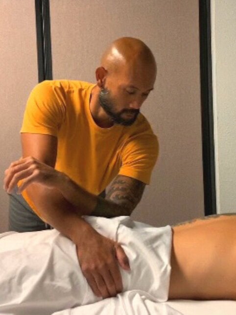 black gay men massage