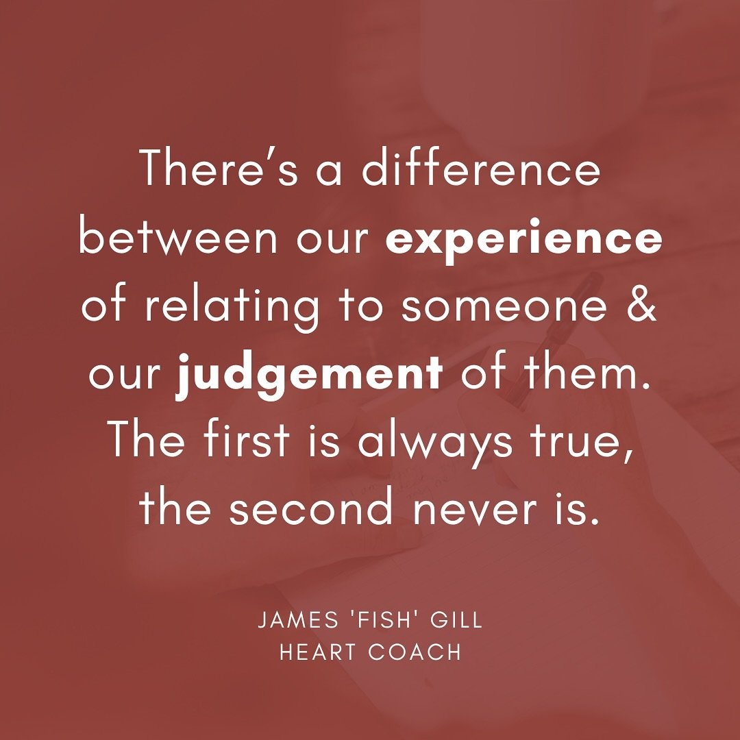 Our judgements of others are based on incomplete data - our very real experience. 

When we expand our awareness we can begin to take into account our experience PLUS their experience. This expanded dataset is the reality.

#relationshipconflict
#con