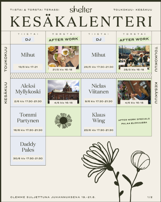 Helsinki terassi keskusta