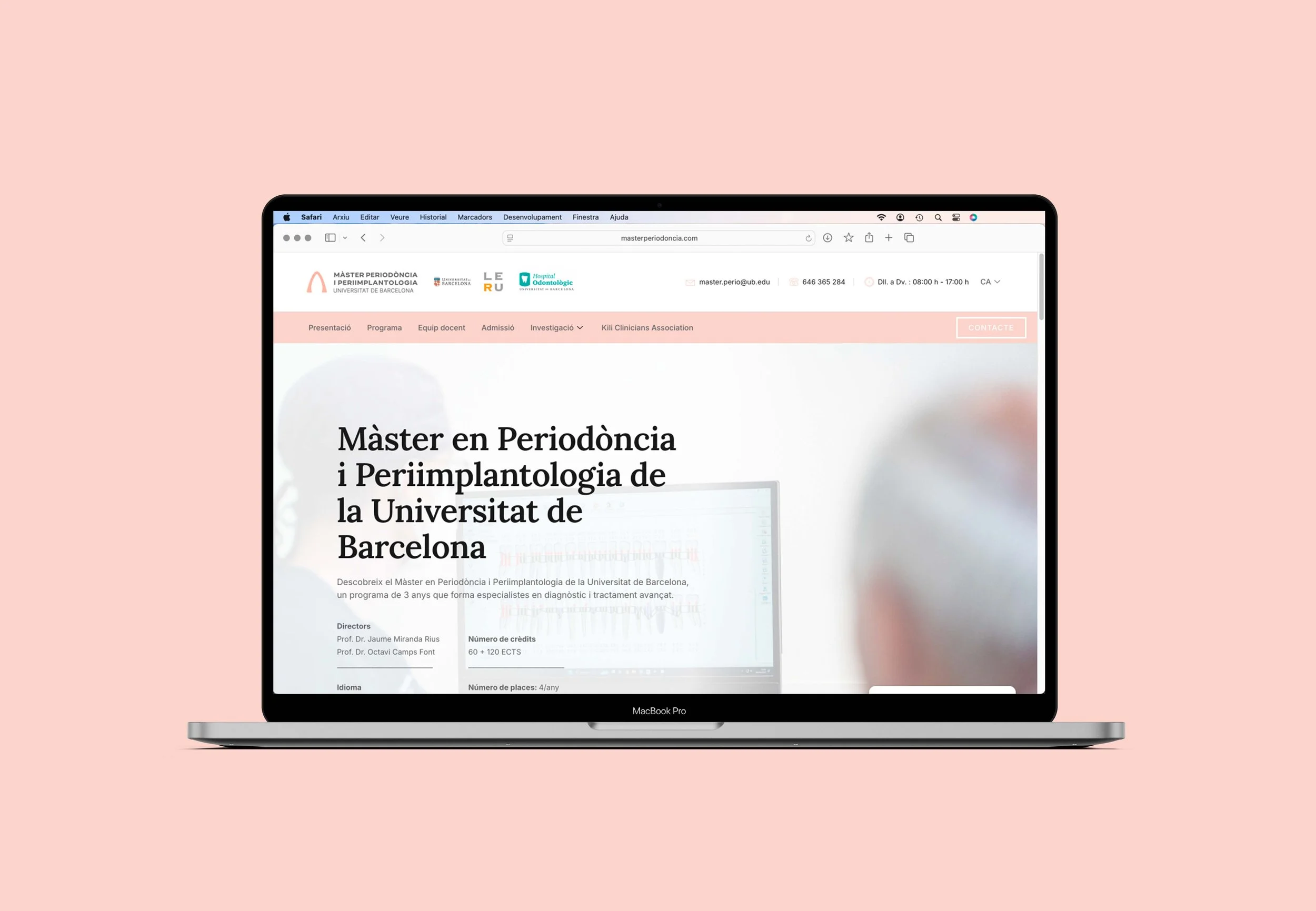 Màster en Periodòncia i Periimplantologia - Universitat de Barcelona