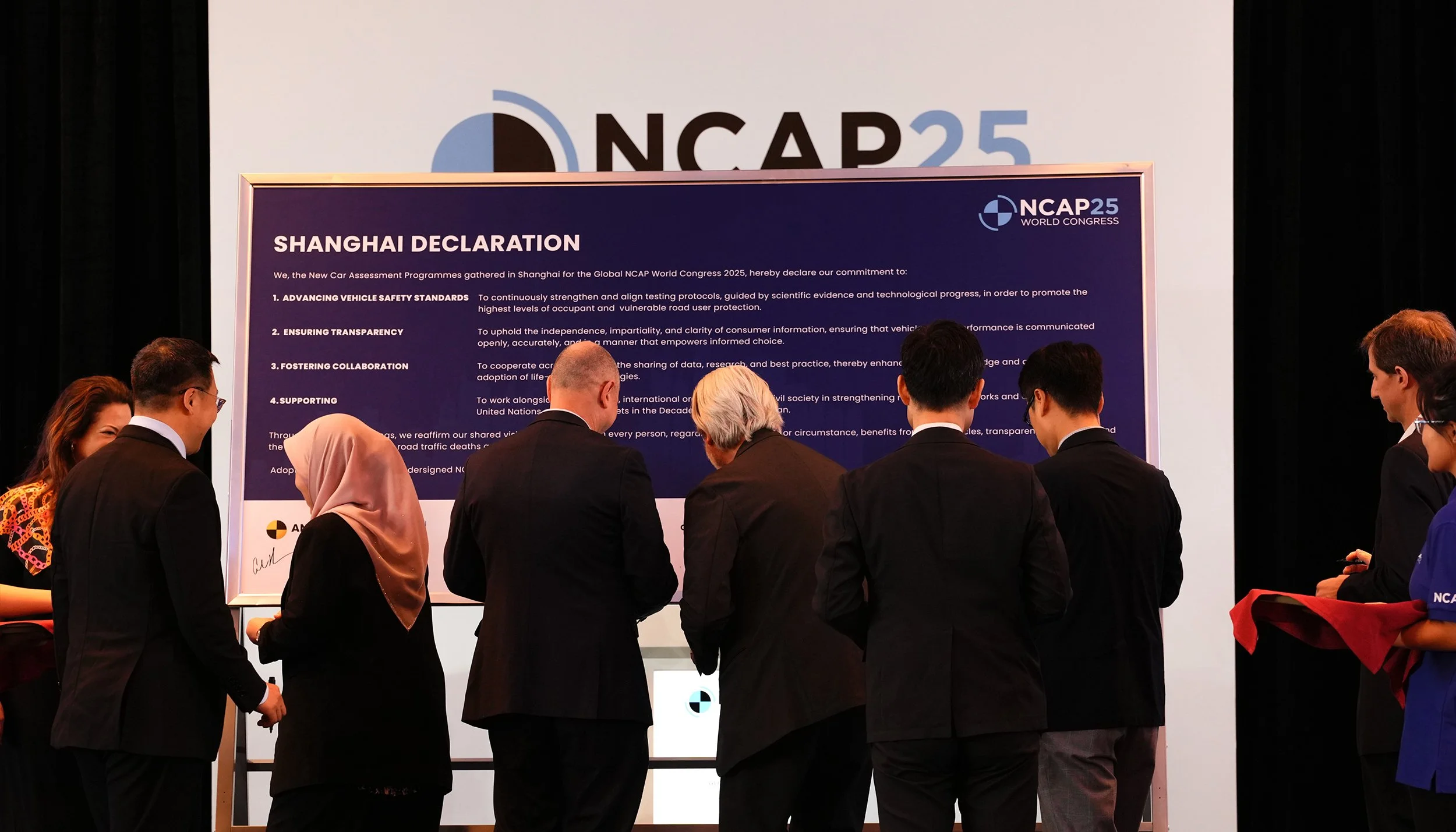   "The Shanghai Declaration reaffirms the NCAP communities’ mission to democratise vehicle safety through a shared vision: a world in which every person, regardless of geography or circumstance, benefits from access to safe vehicles, transparent info