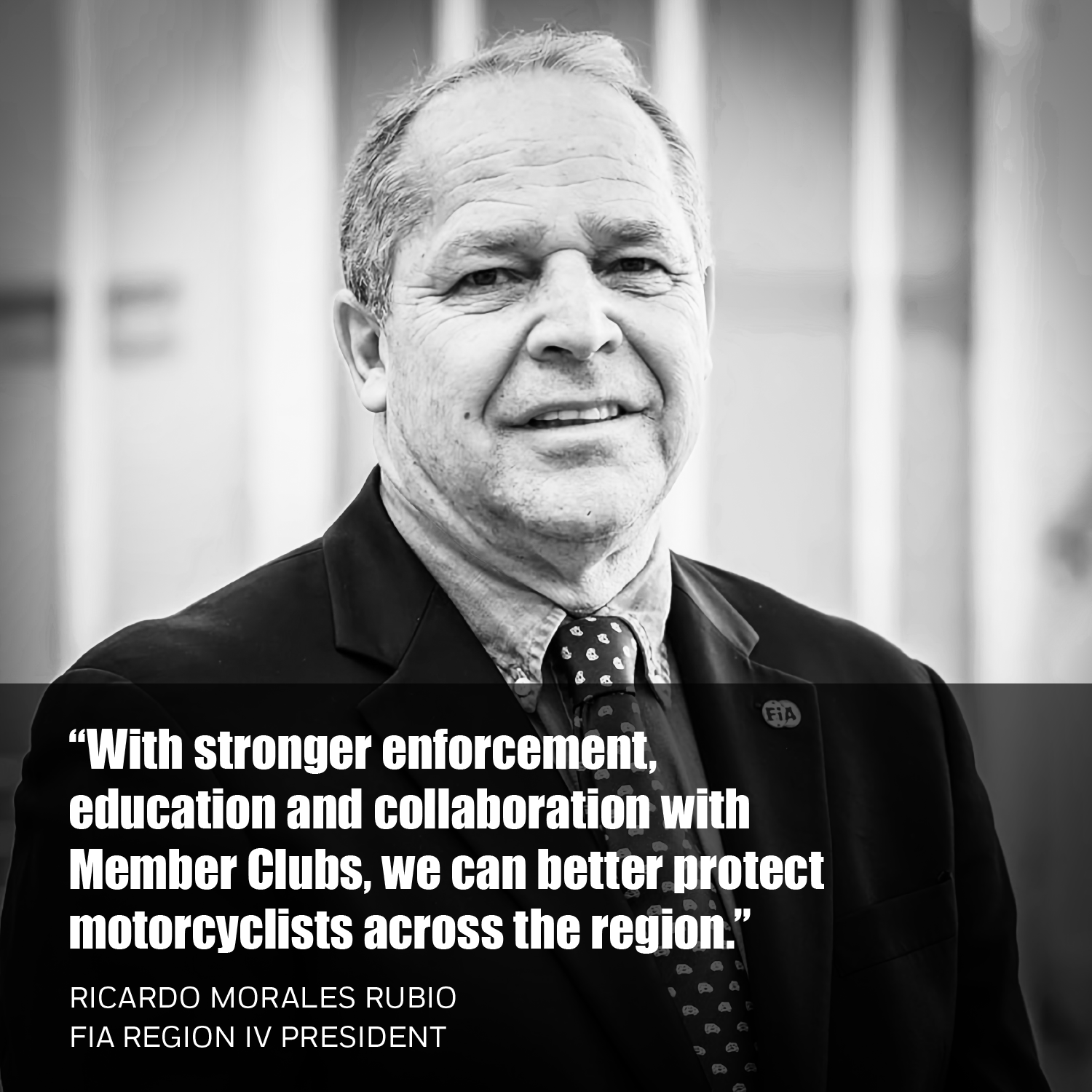 FIA Region IV President Ricardo Morales Rubio