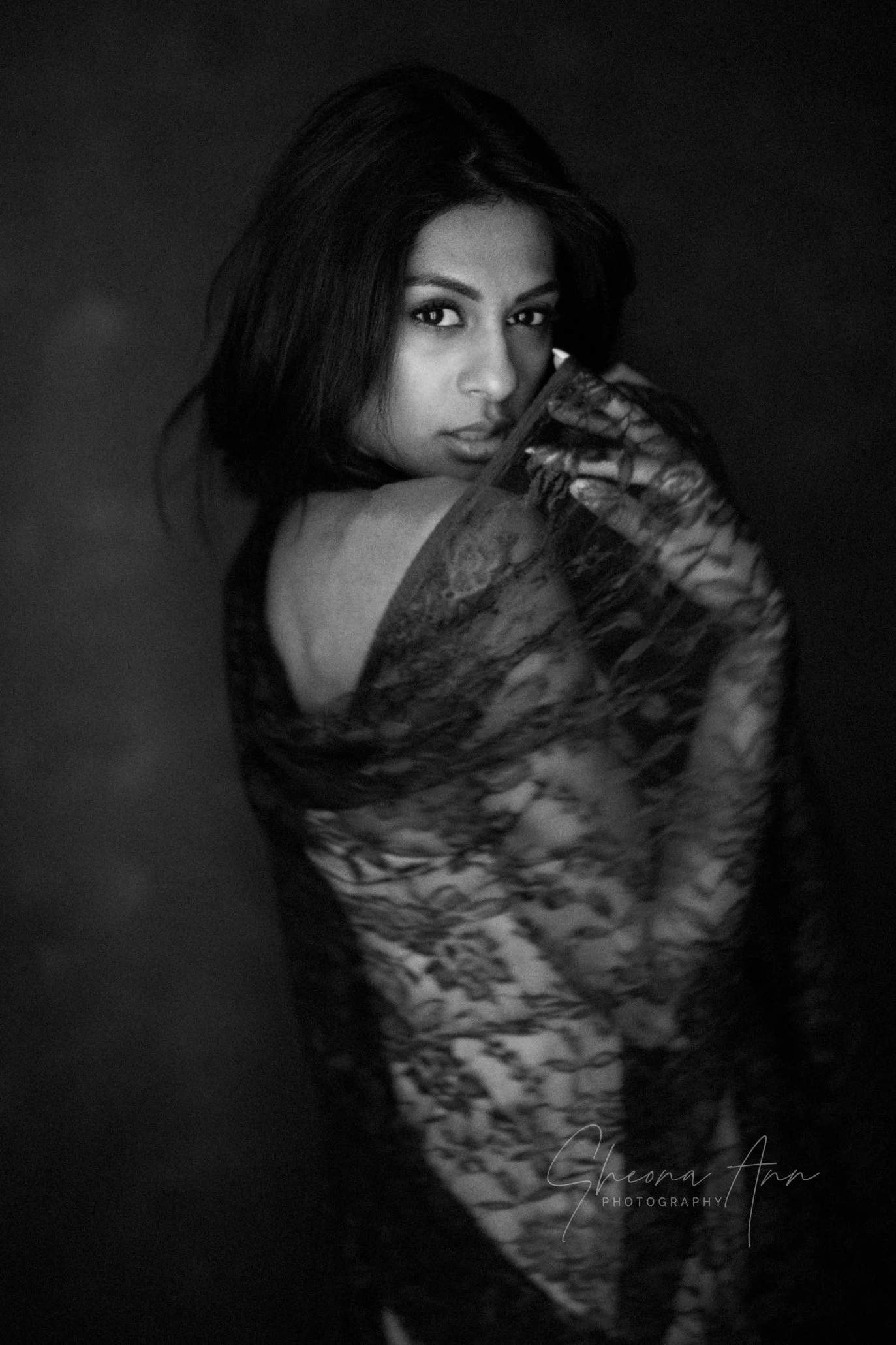 Implied Nude, the elegant white sheet session — Sheona Ann Photography